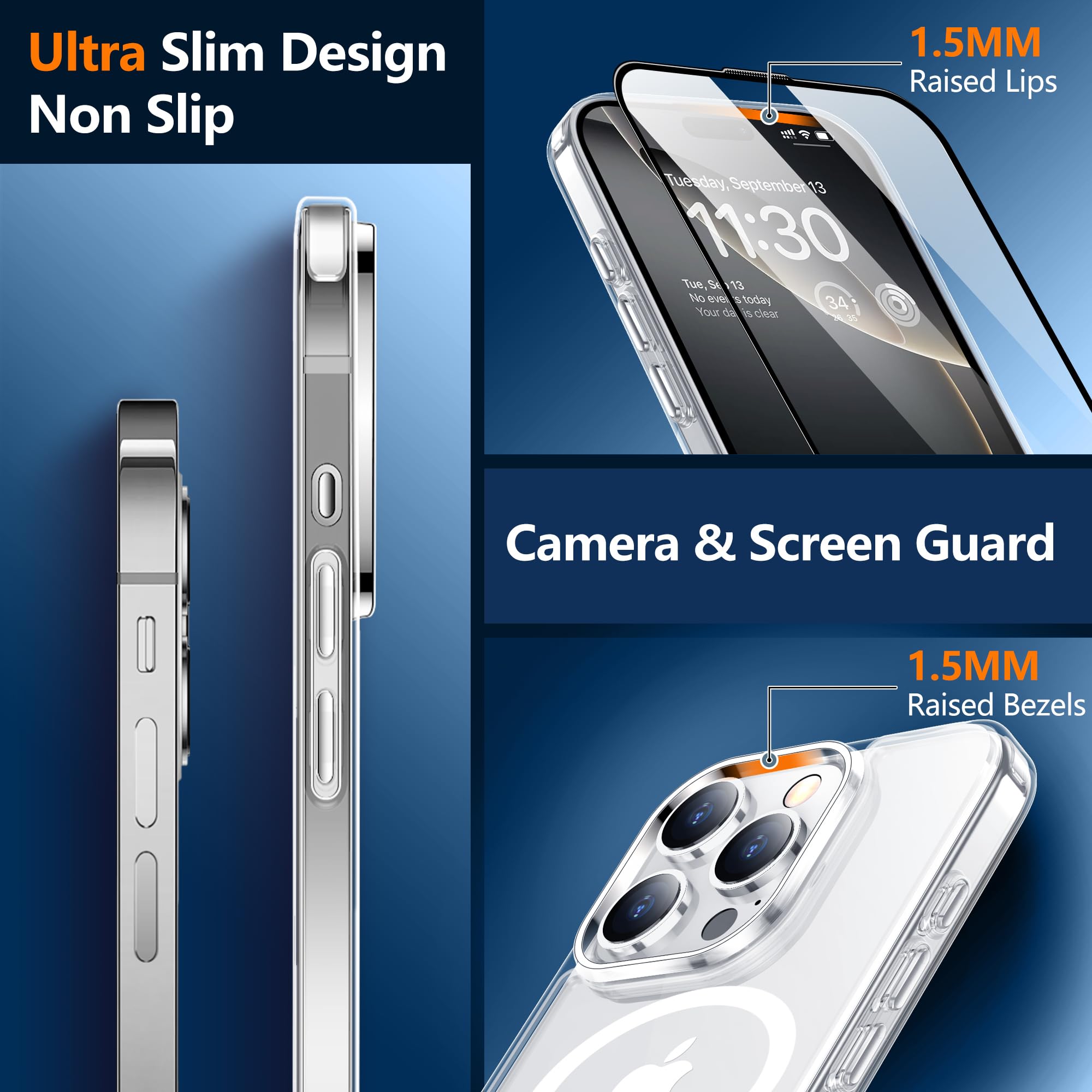 SPIDERCASE Magnetic iPhone 16 Pro Case (6.3
