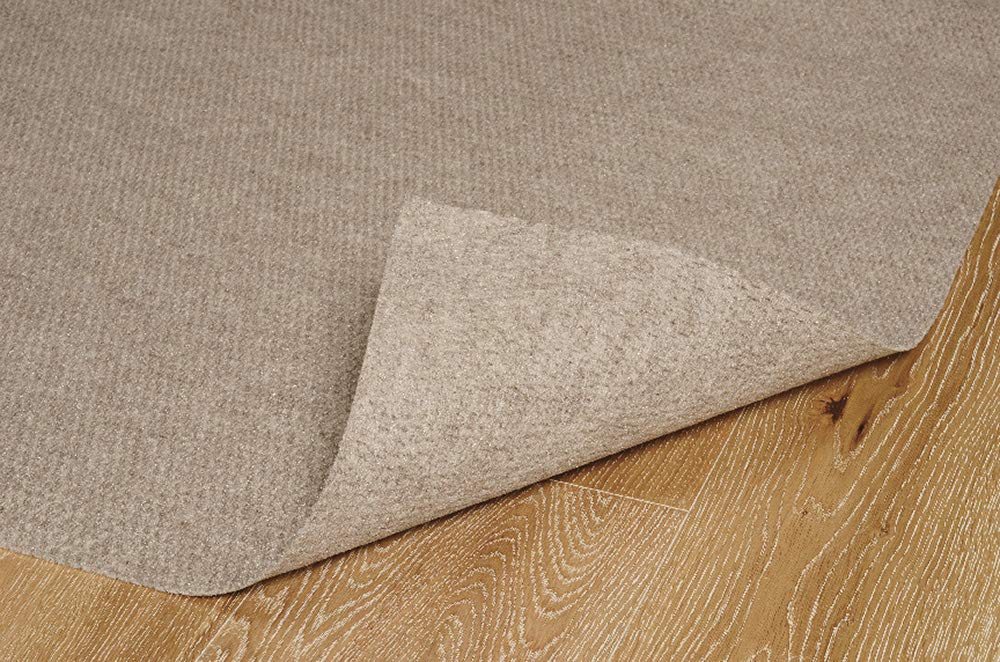 KOECKRITZ Soft Indoor/Outdoor Hobnail Style Area Rug - Lightweight & Flexible 5' x 12' Taupe - Easy to Clean & Portable for Living Room, Patio, Dorm, RV - Non-Slip Backing for Safety