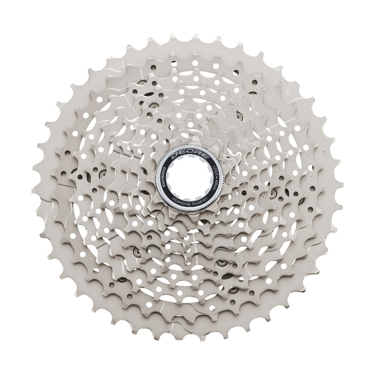 Shimano CS-M4100 10-Speed Deore Cassette - 11-42T Bike Chainring for Mountain Biking & Road Cycling | Durable & Smooth Gear Shifting for MTB & Hybrid Bikes