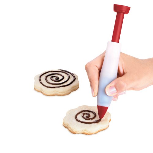 Cuisipro Food Decorating Pen - 3 Pack Cake Decorating Tools for Writing, Drawing & Icing - Perfect for Birthday Cakes, Cookies, Cupcakes & DIY Desserts