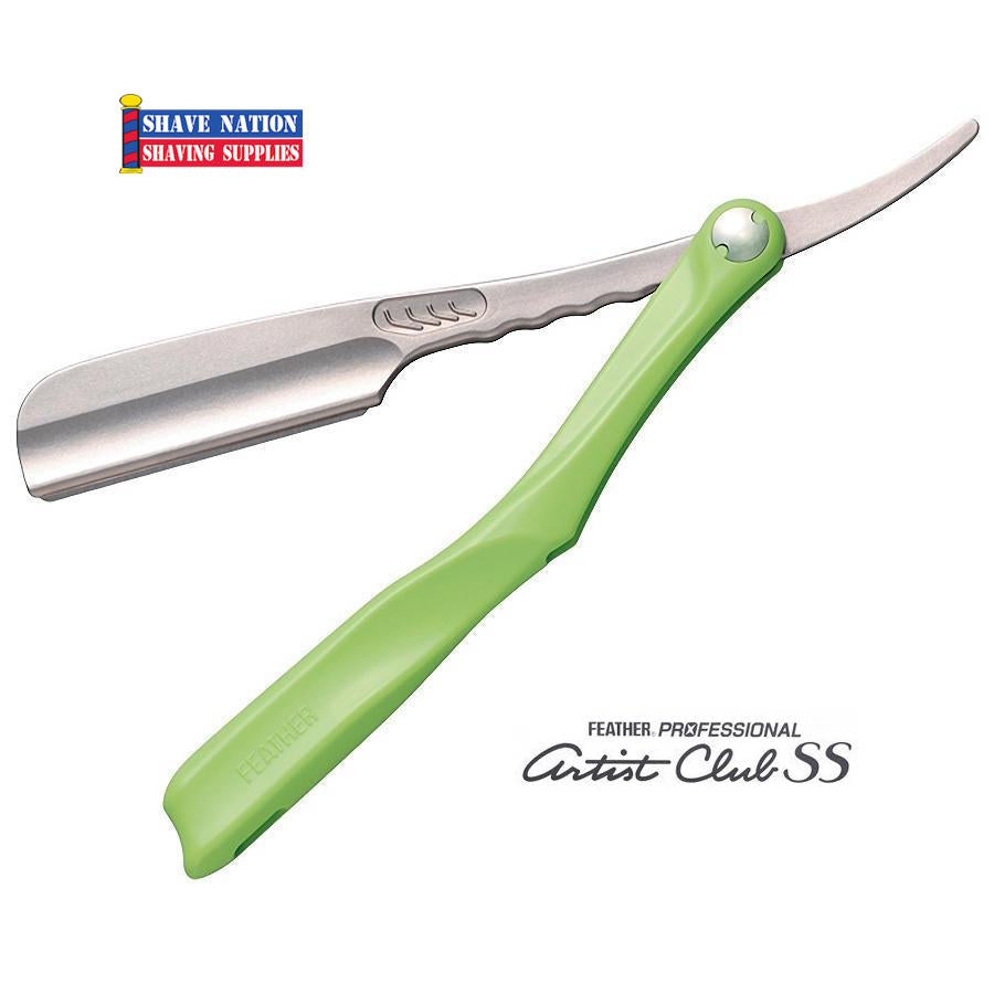 Feather Artist Club Folding Razor - Professional Japanese Straight Edge Shaving Knife - Perfect for Barbers & Wet Shaving Enthusiasts - Ideal for Close Shaves & Precision Grooming