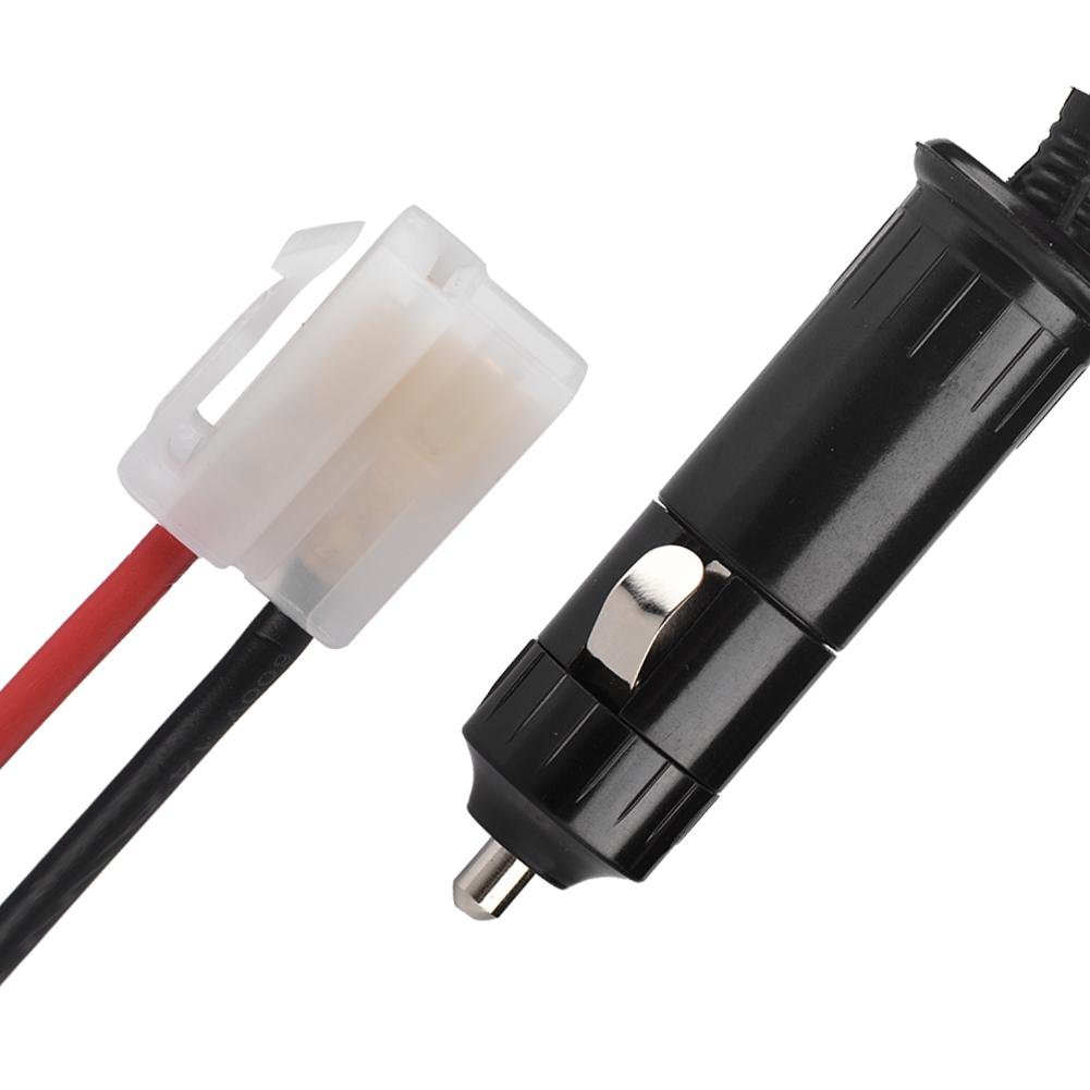 Bewinner T-Shaped Car Mobile Radio Power Cable - Cigarette Lighter Adapter for FT-7900/7800/8800/8900/1907 Radio Installations - Universal Automotive Power Supply Cord for Truck, SUV, Jeep - Perfect for Road Trips & Emergency Power Needs