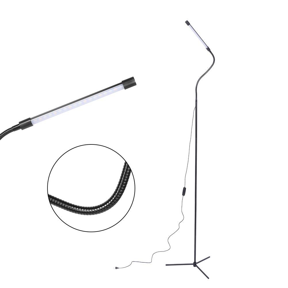OUKENS Modern LED Floor Lamp - Adjustable Brightness, Energy Saving Study Light for Home Office, Bedroom, and Living Room | Perfect for Reading, Working, and Relaxing