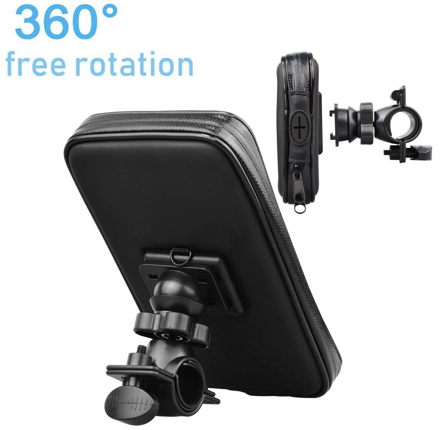 Waterproof Bike Phone Holder - Universal Motorcycle & Bicycle Handlebar Mount for iPhone 13/12, Samsung & Android Phones - Perfect for Cycling, Commuting & Outdoor Adventures