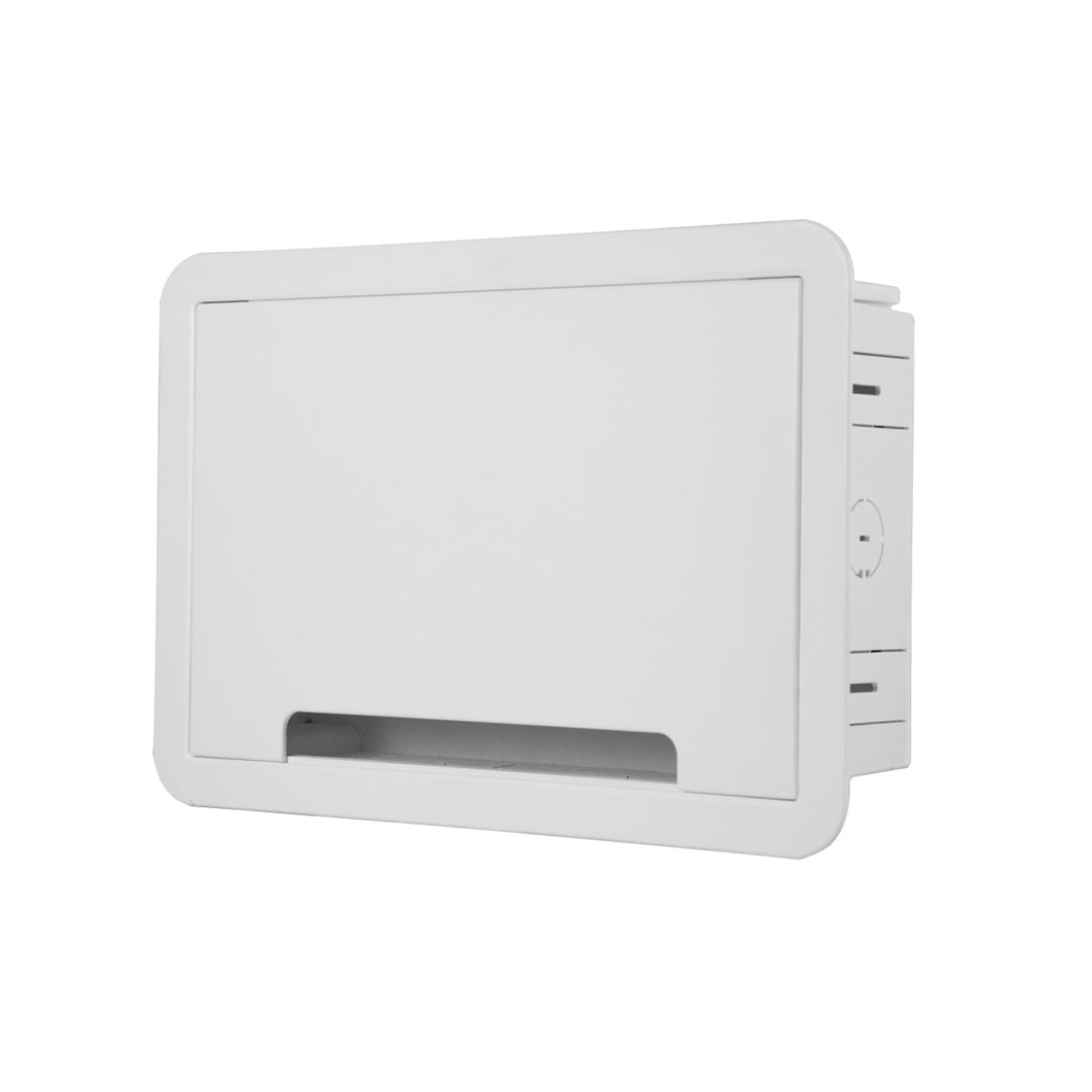 Sanus SA IWB9 W1 In-Wall TV Media Box - Concealed Cable Management for Flat Screen TVs - Perfect for Living Room, Bedroom & Home Theater Setup