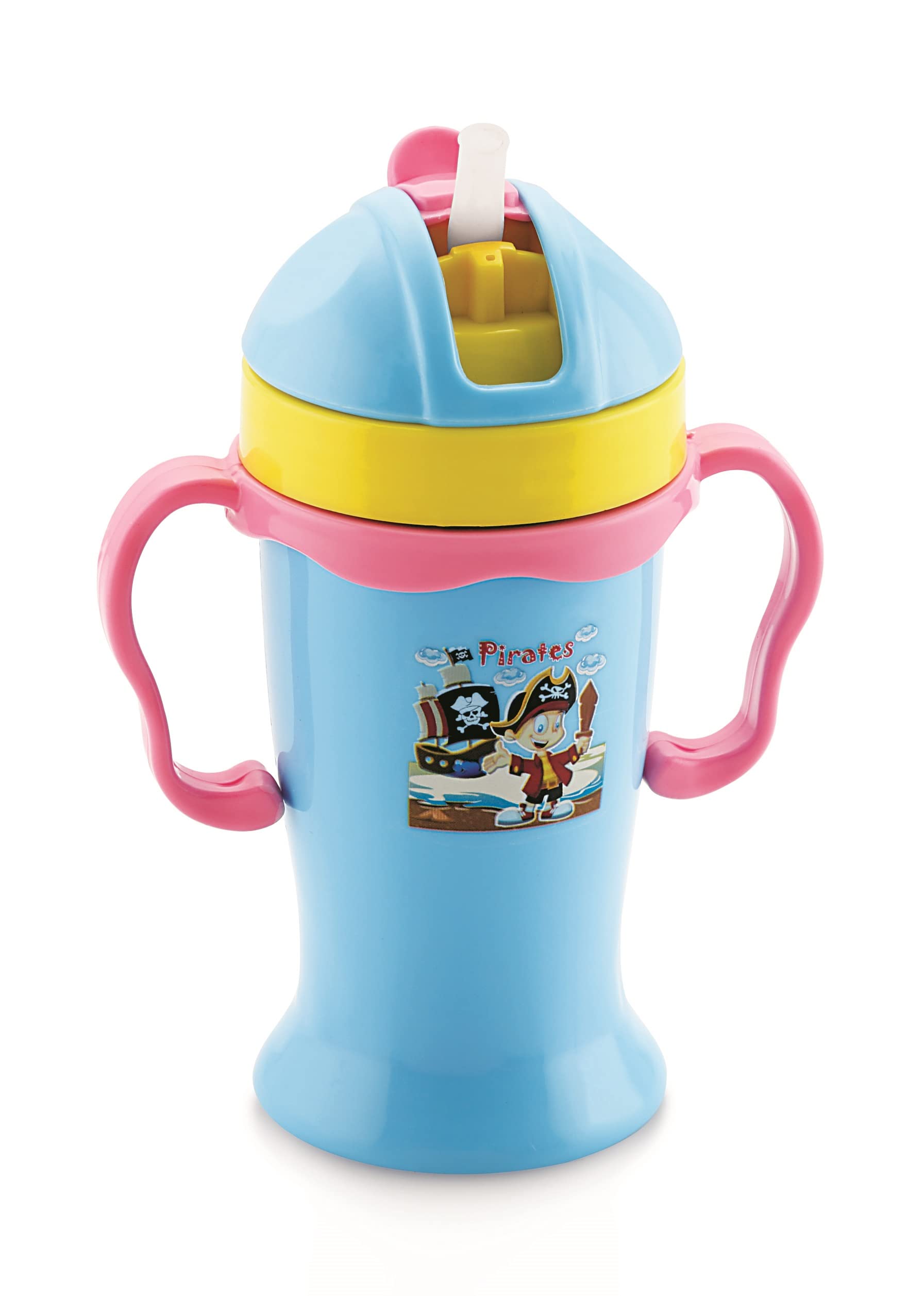 NABHYA Right Baby Sipper Bottle - No-Spill BPA-Free Soft Straw Cup for Toddlers & Kids (Blue) - Ideal for Travel, Daycare & On-the-Go Hydration