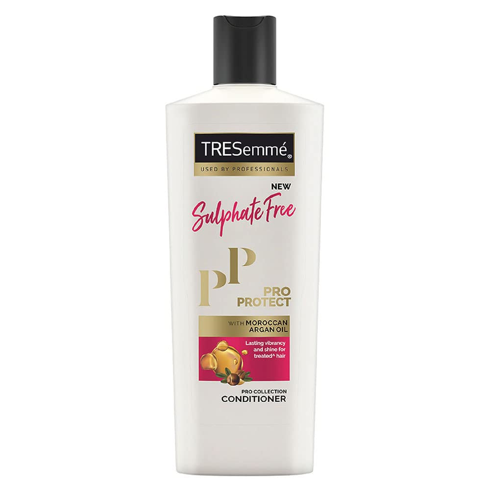 TRESemme Pro Protect Conditioner 190ml for Frizzy Hair with Moroccan Argan Oil - Sulfate & Paraben Free Hair Care for Men & Women - Perfect for Damaged & Color-Treated Hair - Daily Moisturizing & Smoothing Solution