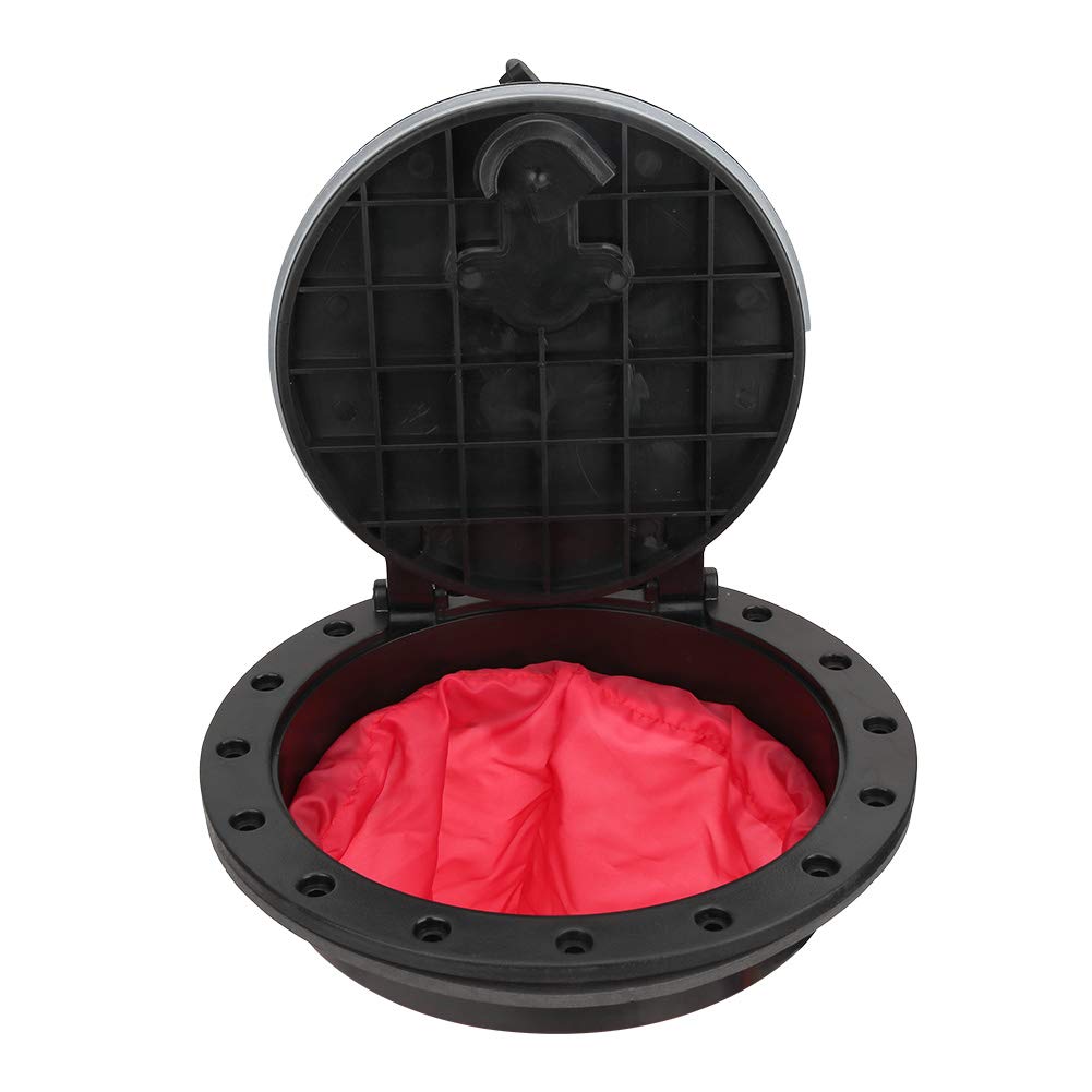 **Dioche ABS Non-Slip Round Compartment Cover for Canoe & Kayak (8 Inches) – Waterproof Storage Solution for Outdoor Boating, Fishing, and Kayaking Enthusiasts**