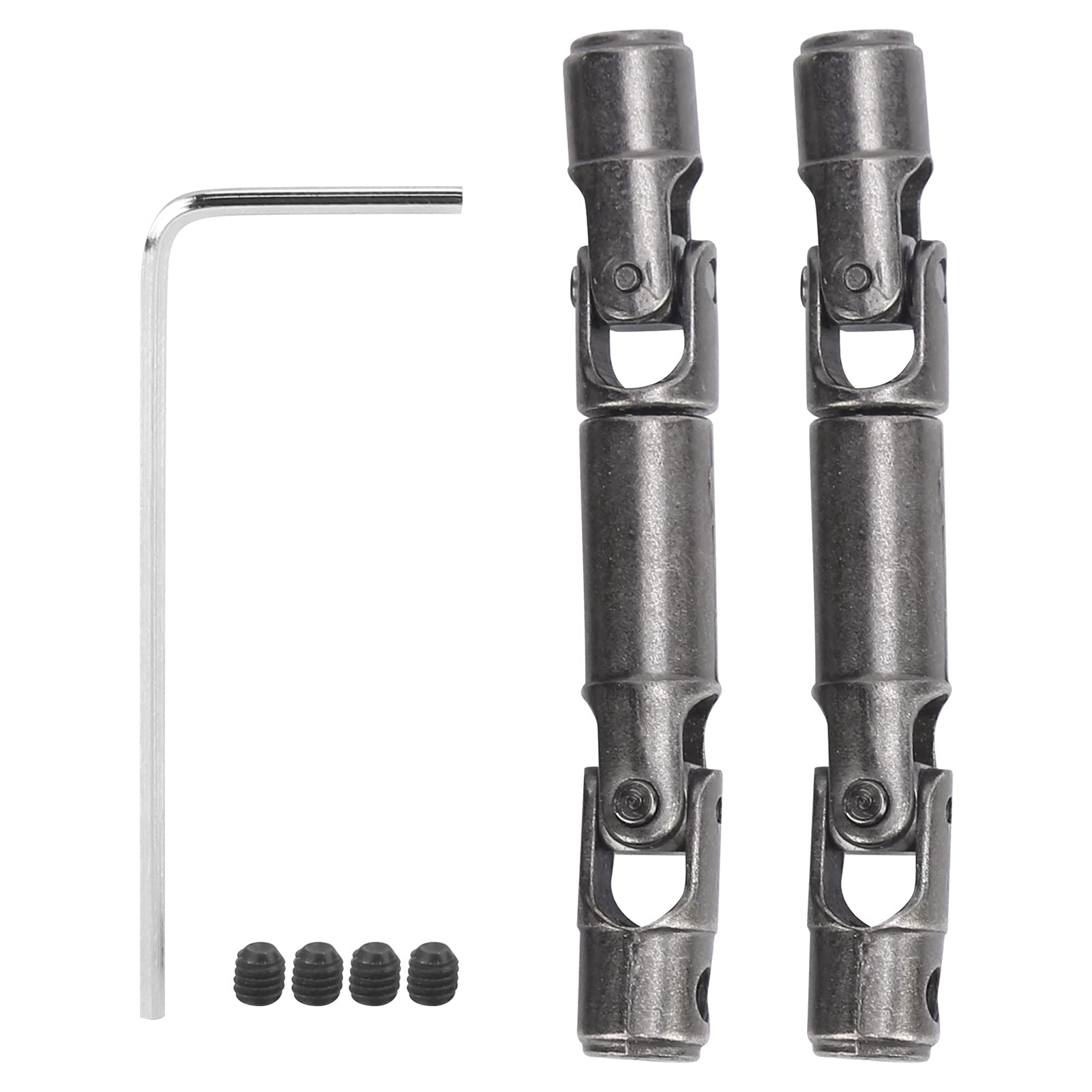 1/16 Scale RC Car Metal Drive Shaft 57-70mm - Upgrade Part for WPL B36 C34 C44 Military Trucks | Durable Replacement for Off-Road Crawling & Scale Model Racing