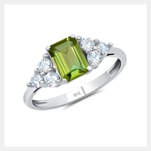 Peridot | White Gold