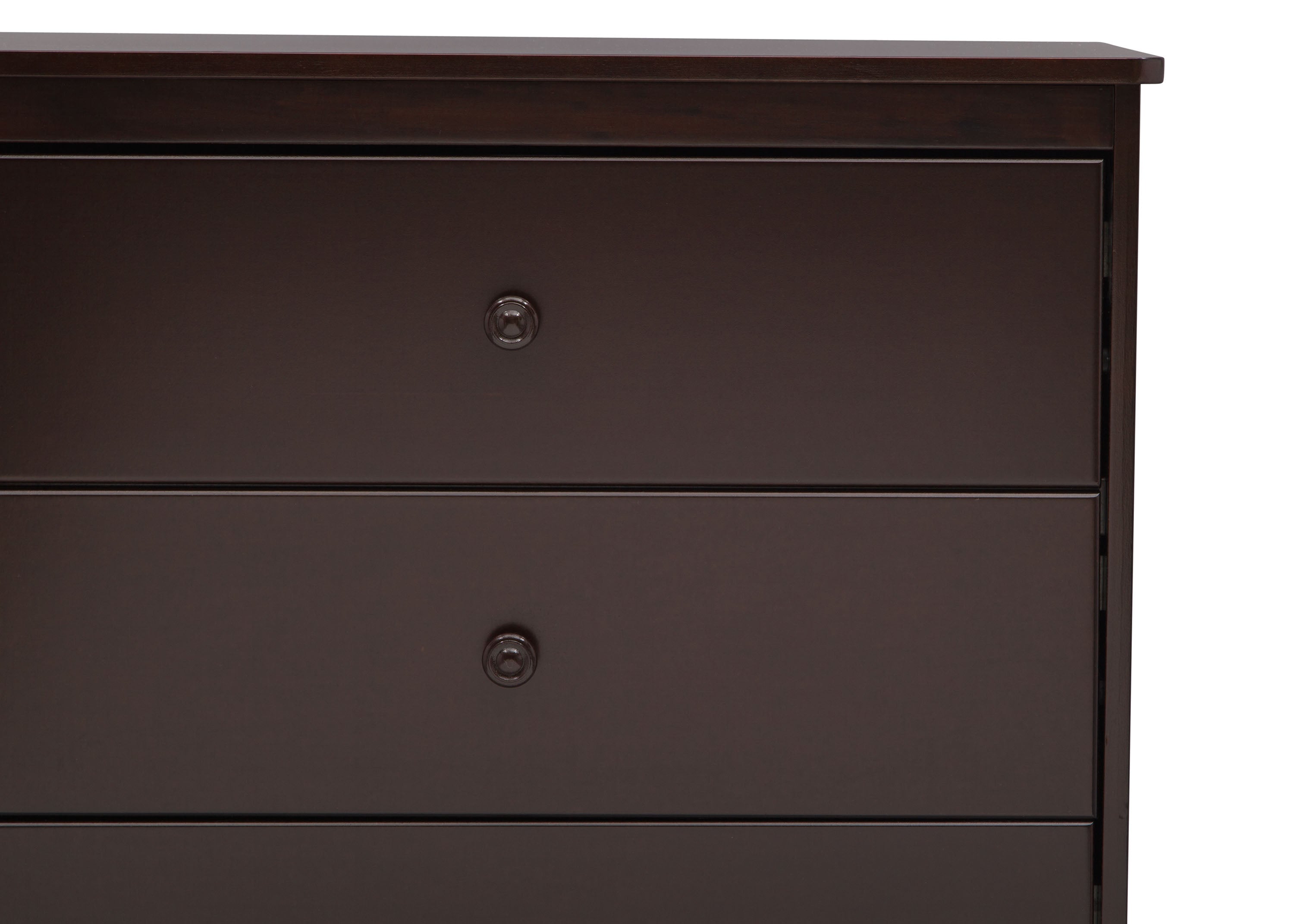 Sutton 3-Drawer Baby Dresser with Changing Table Top - Nursery Storage Solution for Diapers, Clothes & Essentials