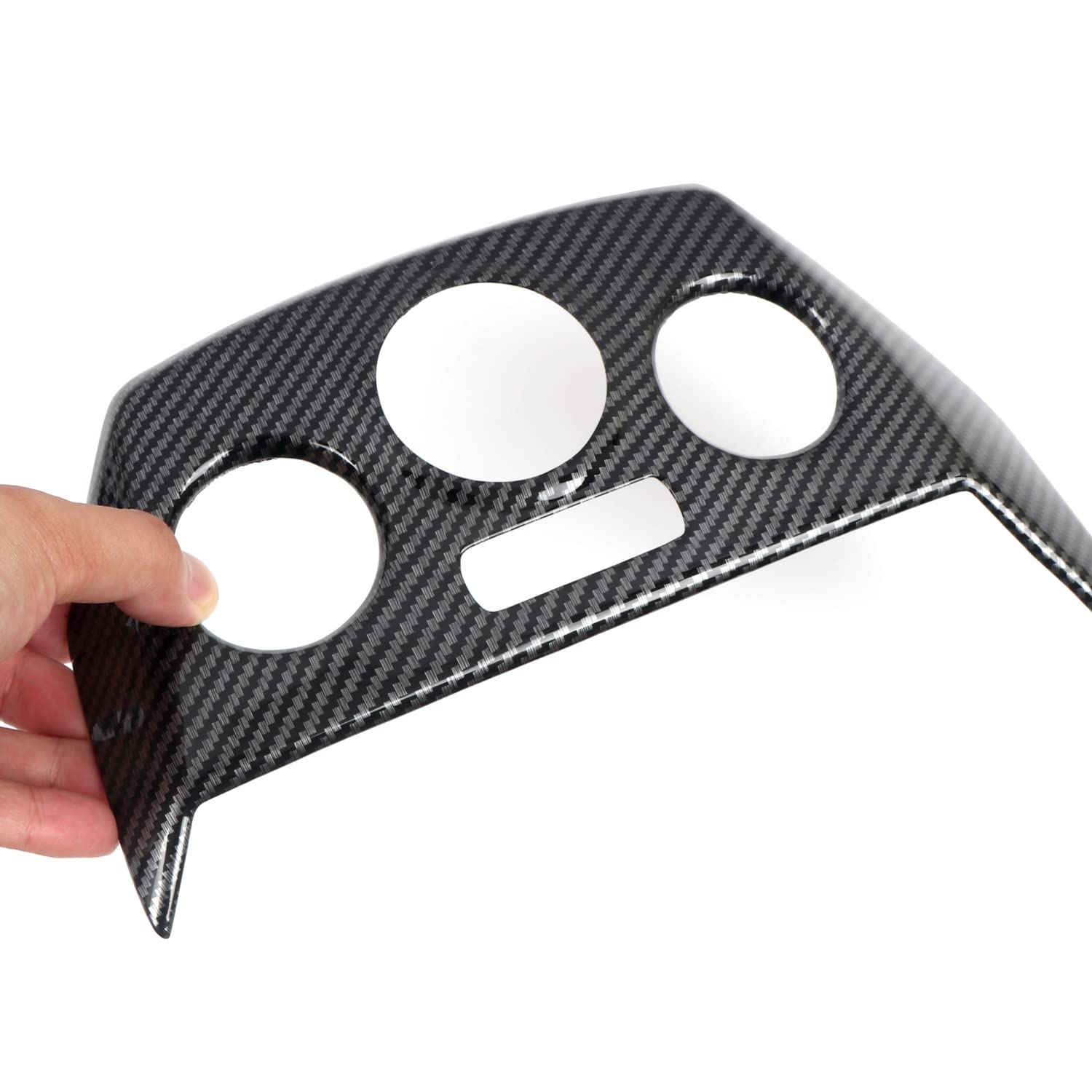High-Quality ABS Carbon Fiber Center Console & Air Vent Panel Cover Trim for Subaru Impreza WRX/STi 2008-2014 - 3pc Interior Upgrade Kit (Not Compatible with RHD Models) | Enhance Your Car's Sporty Look & Protection