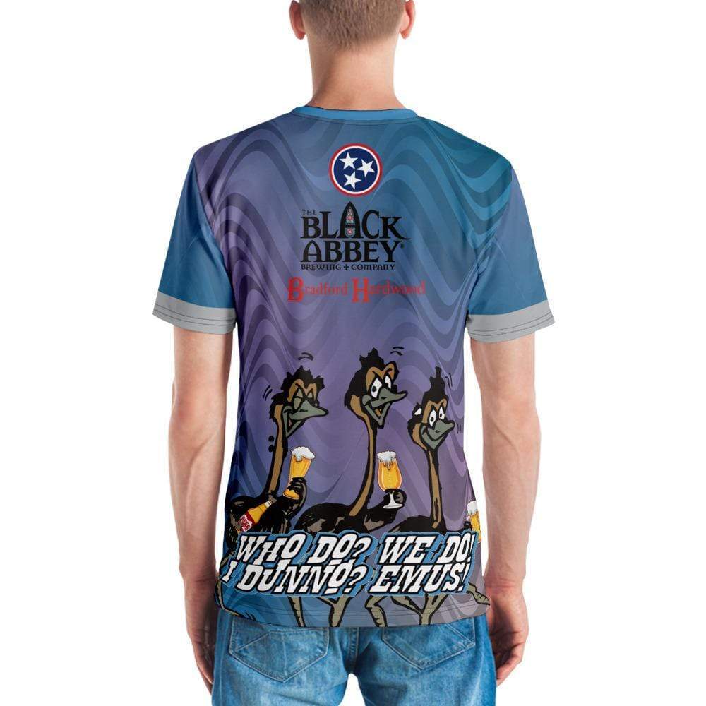 Flying Emus Cheers Graphic Short Sleeve T-Shirt for Men & Women - Casual Summer Tee for Outdoors, Travel and Streetwear Fashion
