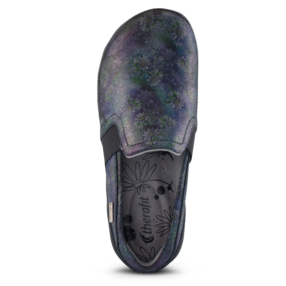 Annie Limited Edition Women's Slip Resistant Leather Slip On Shoes - Comfortable Non-Slip Loafers for Work, Nursing & Casual Wear