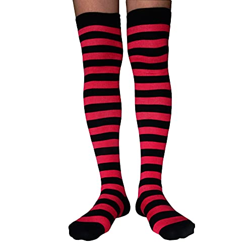 Black and Burgundy Striped