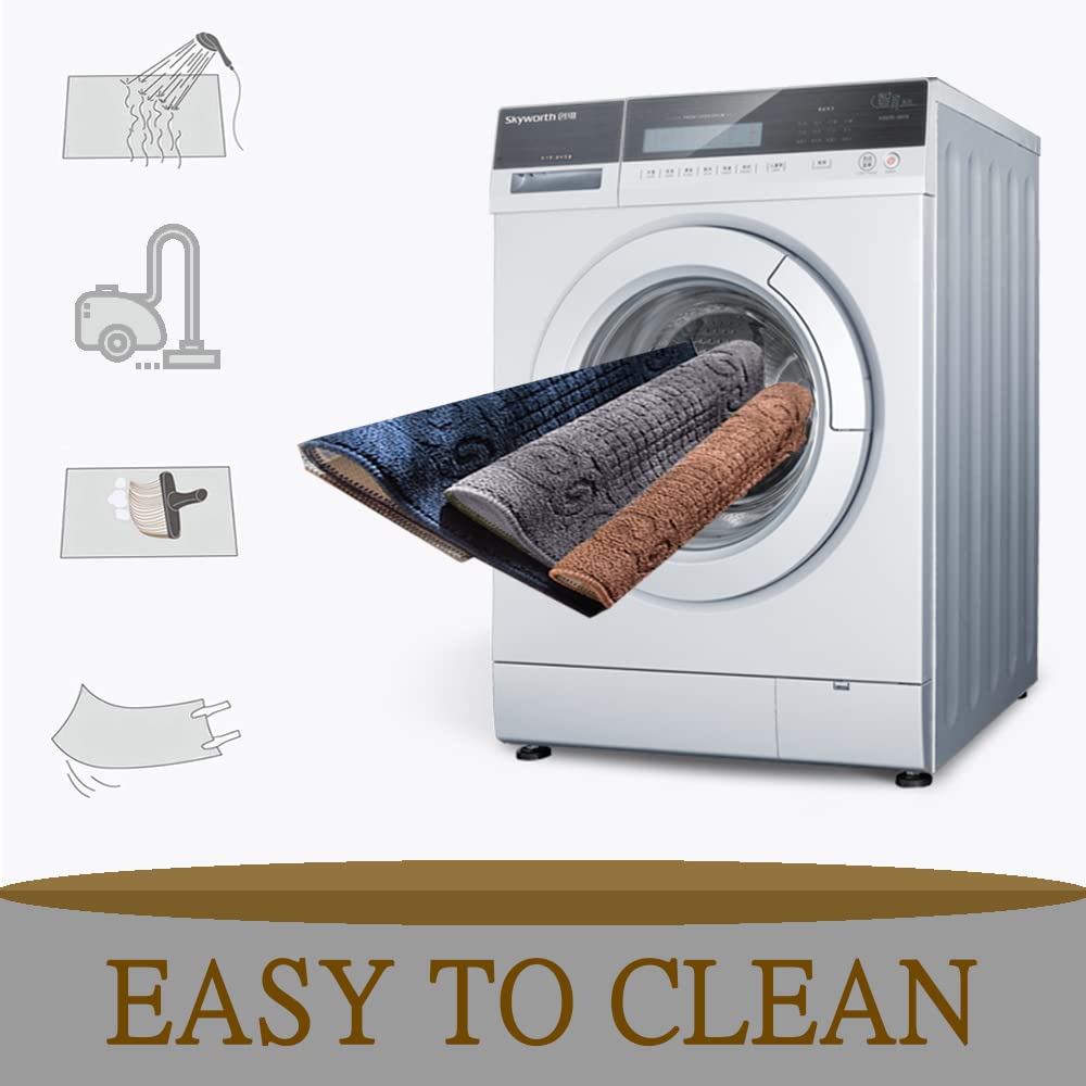2 Pack Half Round Indoor Door Mat 18