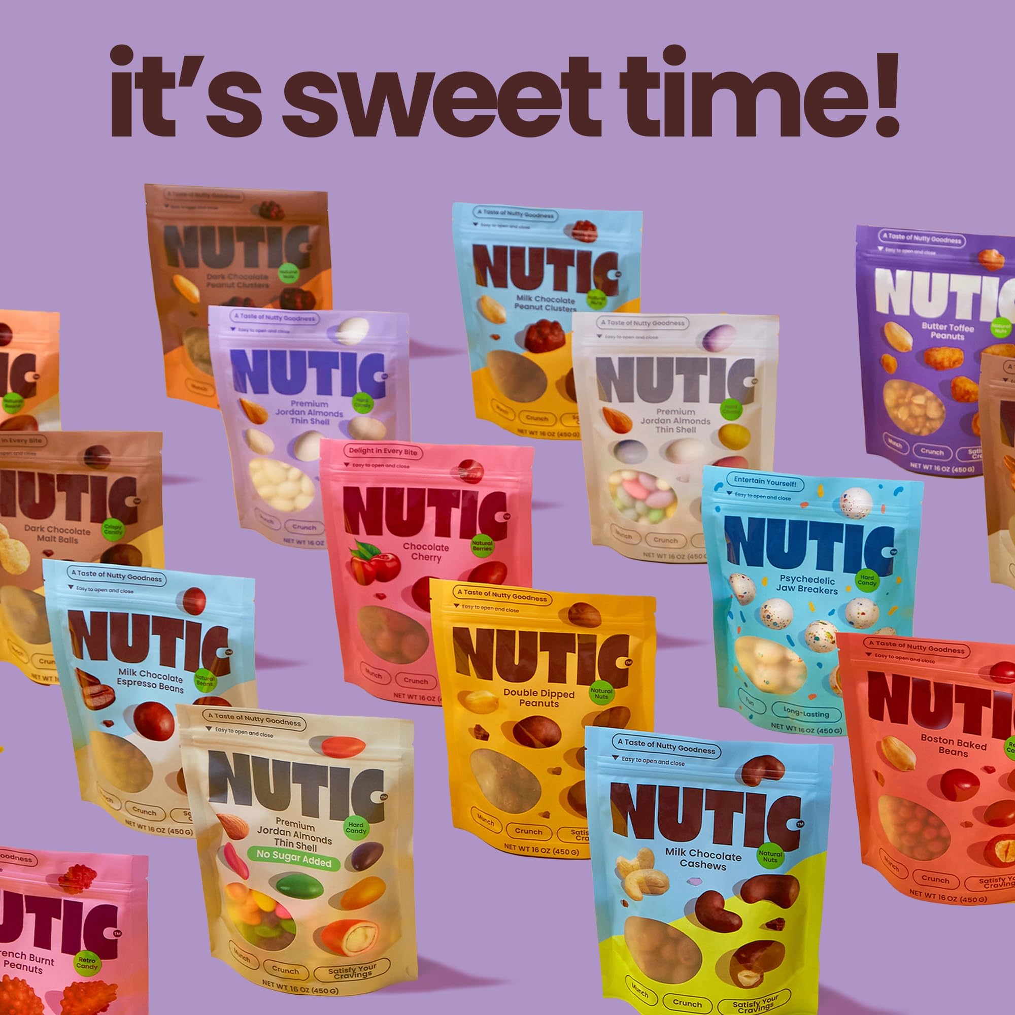 Nutic Gourmet Dark Chocolate Covered Raisins - 2lb Bulk Bag of Healthy Candy Snacks | Vegan, Gluten-Free Treats for Movie Nights, Office Snacking & Holiday Gifts