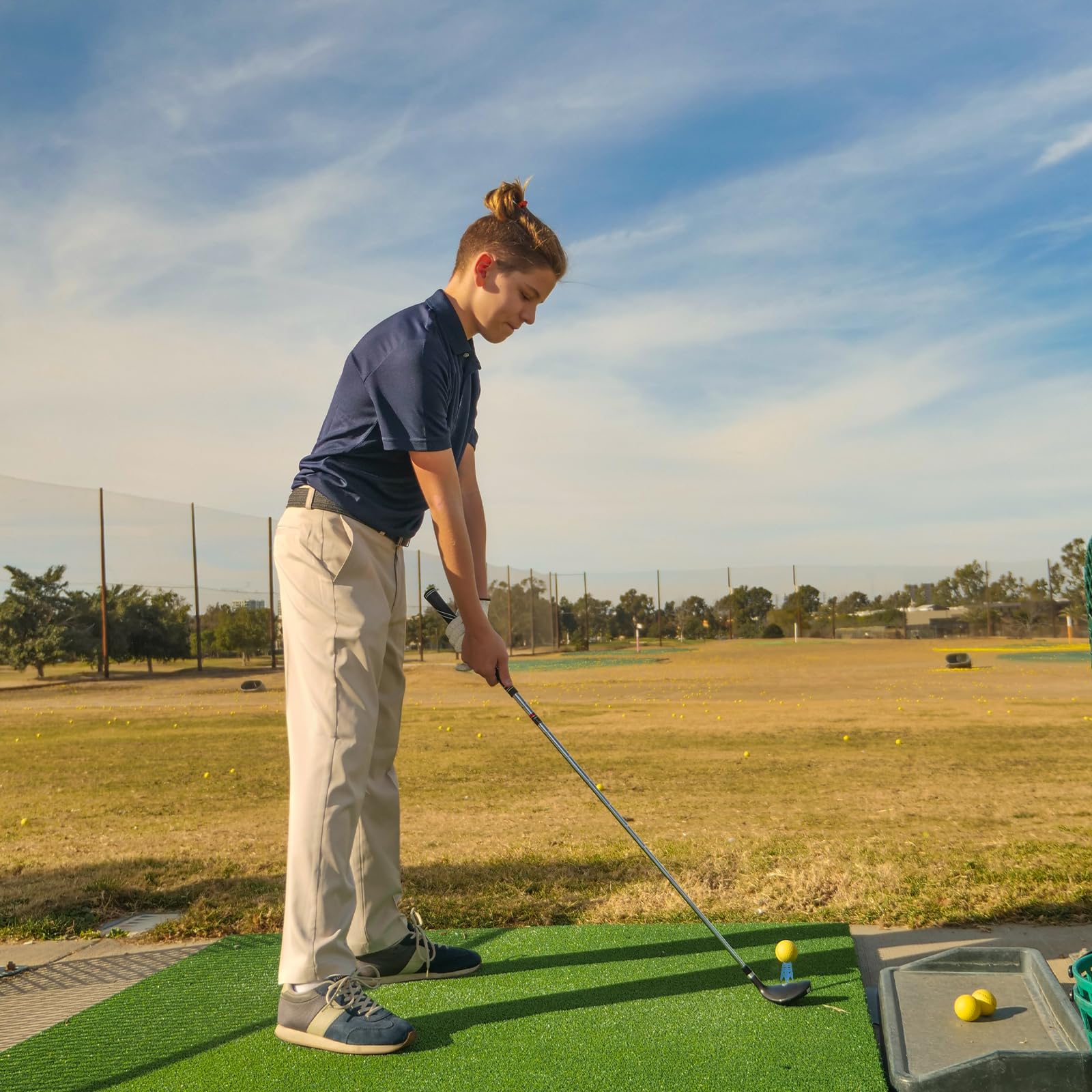 Premium Plastic Golf Tees for Golf Simulator & Driving Range – Durable Practice Training Tees for Outdoor Winter Turf – Perfect for Indoor/Outdoor Golf Practice, Backyard Training & Driving Range Sessions