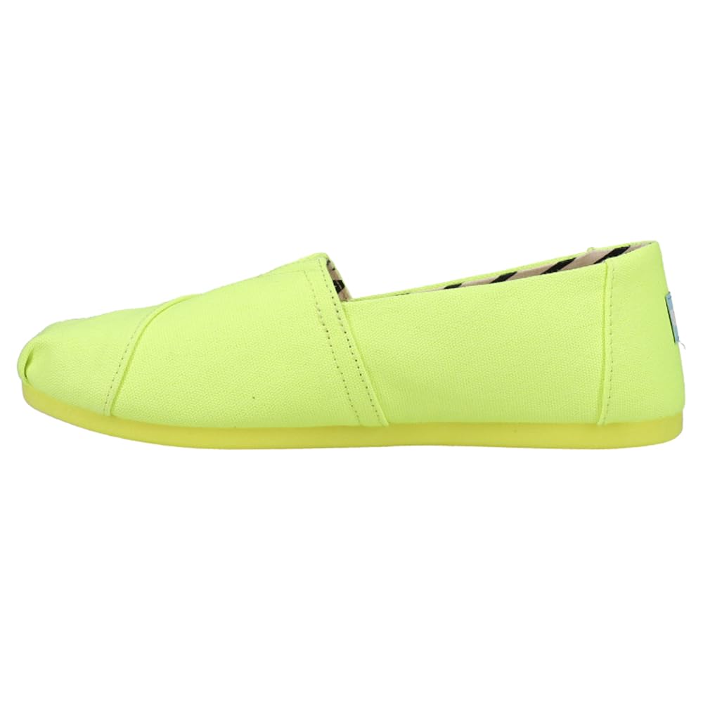 TOMS Women's Alpargata Slip-On Flats - Comfortable Casual Shoes for Women | Perfect for Walking, Travel & Everyday Wear