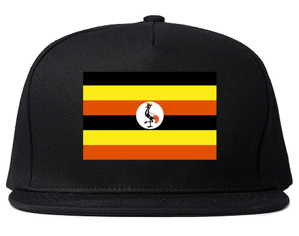 Kings Of NY Uganda Flag Snapback Hat - Adjustable Country Printed Baseball Cap for Men & Women - Perfect for Sports, Streetwear & Patriotic Events