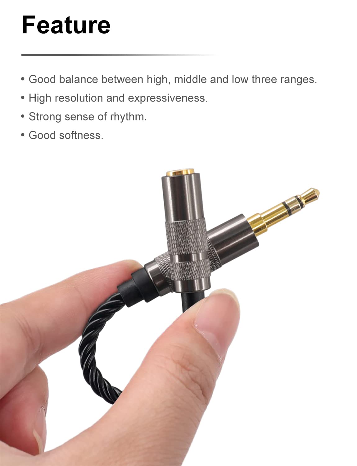 3.5mm Headphone Splitter - Male to Female Audio Adapter with Microphone Support, Stereo Extension Cable for Lossless Sound Quality - Compatible with Laptop, PC, Speaker, Gaming Headset (Perfect for Multiplayer Gaming & Music Sharing)