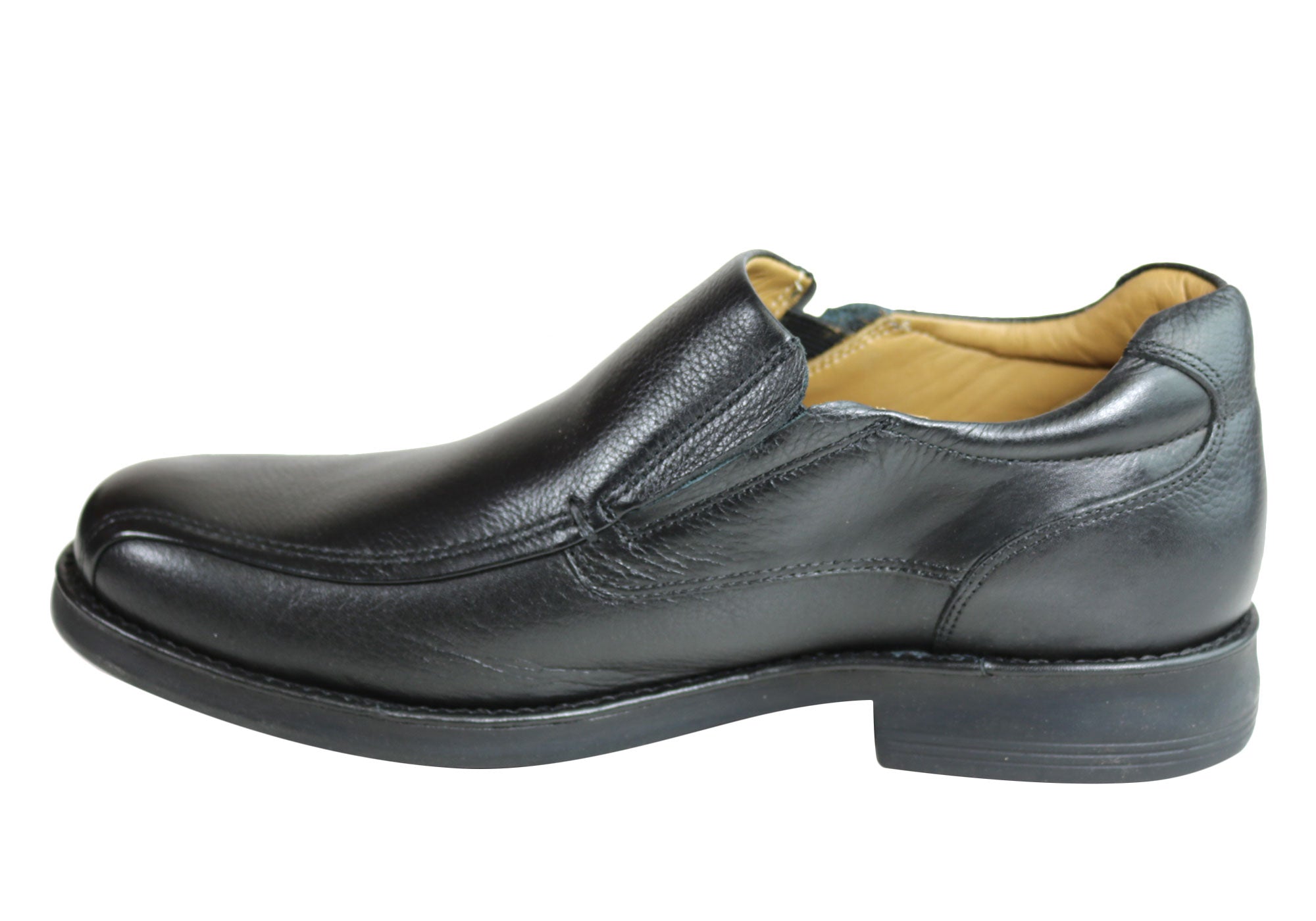 Ferricelli Rico Men's Leather Gel Flex Comfort Shoes - Made in Brazil - Perfect for Walking, Travel & Casual Wear