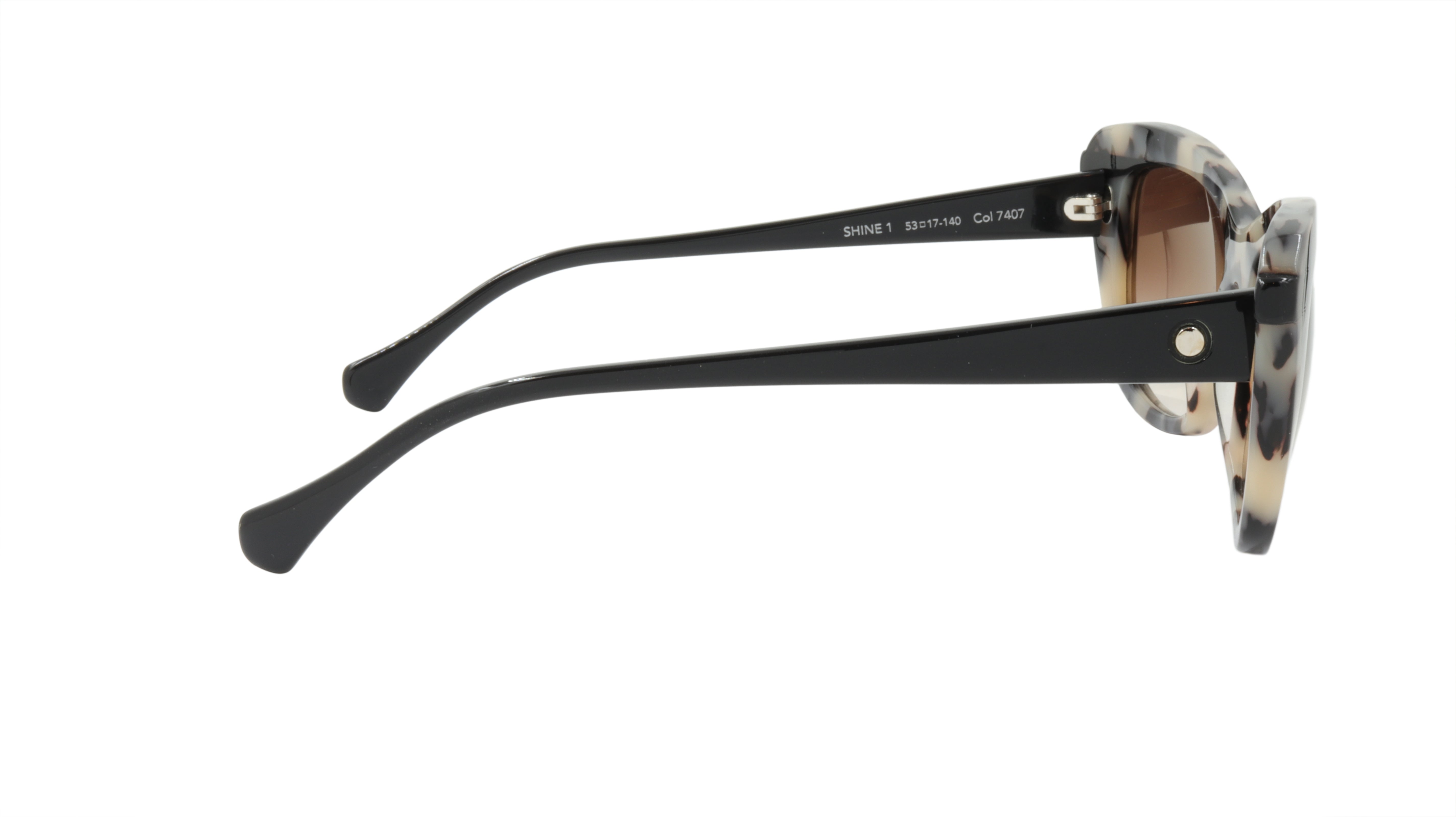 Face A Face SHINE 1 Col. 7407 Acetate Camouflage Congo Black Sunglasses - Stylish Unisex Eyewear for Outdoor Activities & Fashion Statement