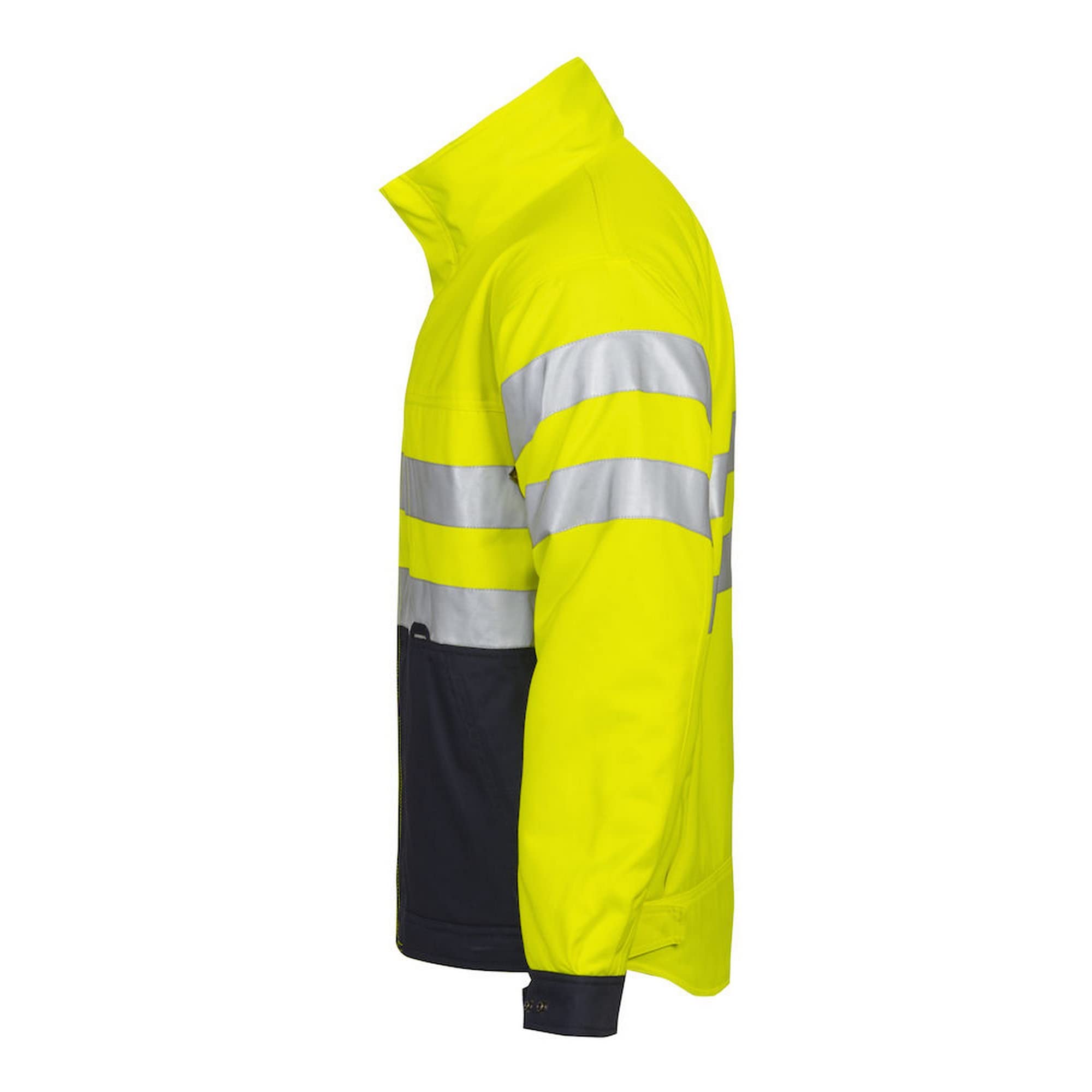 Men's Reflective Running Jacket - High Visibility Safety Windbreaker for Night Jogging, Cycling & Outdoor Activities