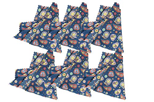 Blue Paisley 6 Pack