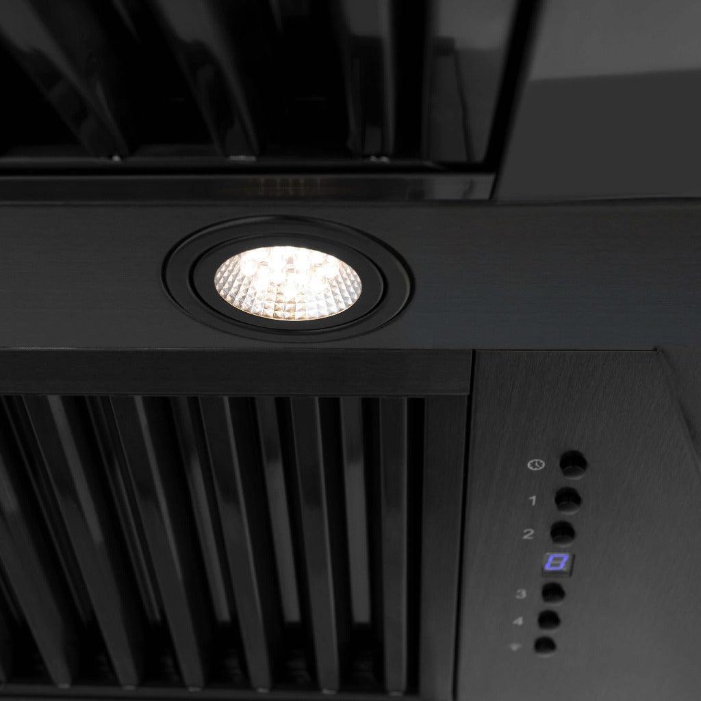 ZLINE Black Stainless Steel Range Hood - 30