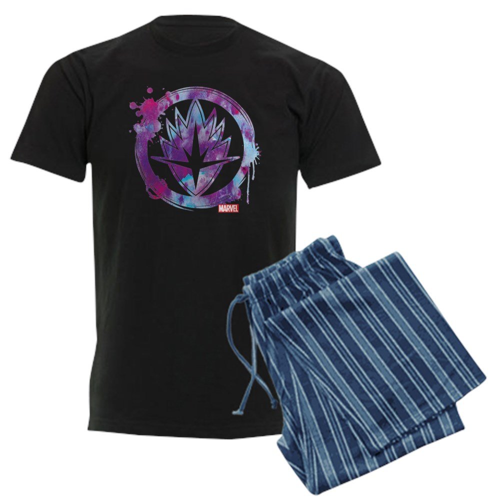 Guardians of The Galaxy Splatt Men's Pajama Set - Soft Cotton Sleepwear for Fans, Marvel Comics Themed PJs - Perfect for Movie Nights, Gifts & Cosplay