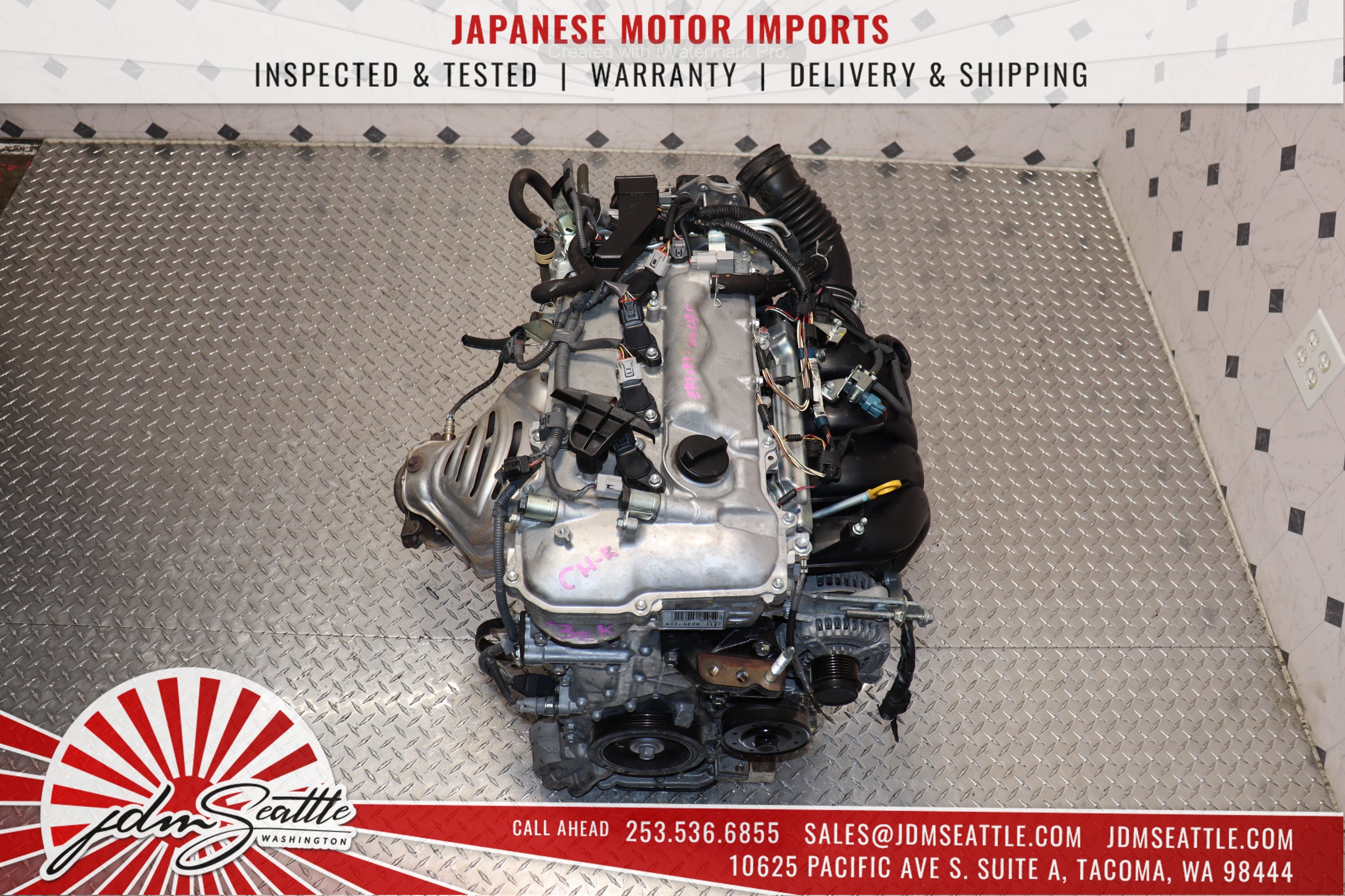 JDM Toyota C-HR Engine 2018-2022 3ZR-FAE 2.0L VVTi Motor - Replacement for Toyota C-HR 2018 2019 2020 2021 2022 Models - Perfect for Engine Swap & Performance Upgrades