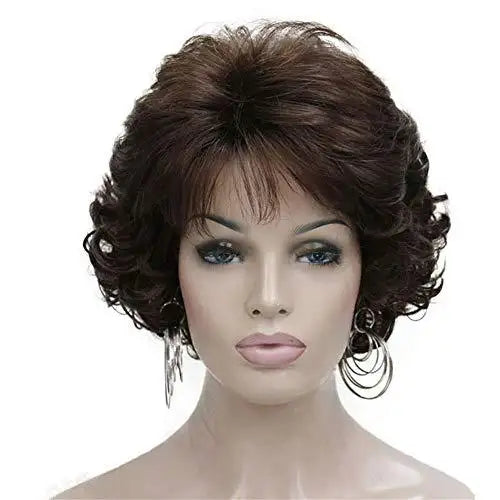 Short Layered Pre-Styled Synthetic Wig for Women - Heat Resistant & Natural Look - Perfect for Cosplay, Daily Wear & Special Occasions