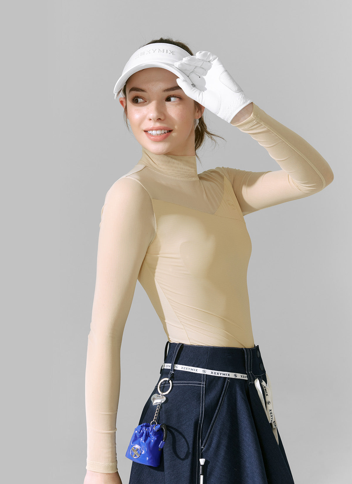 Breathable Mock Neck Mesh Baselayer Top for Men & Women - Perfect for Running, Hiking & Workouts