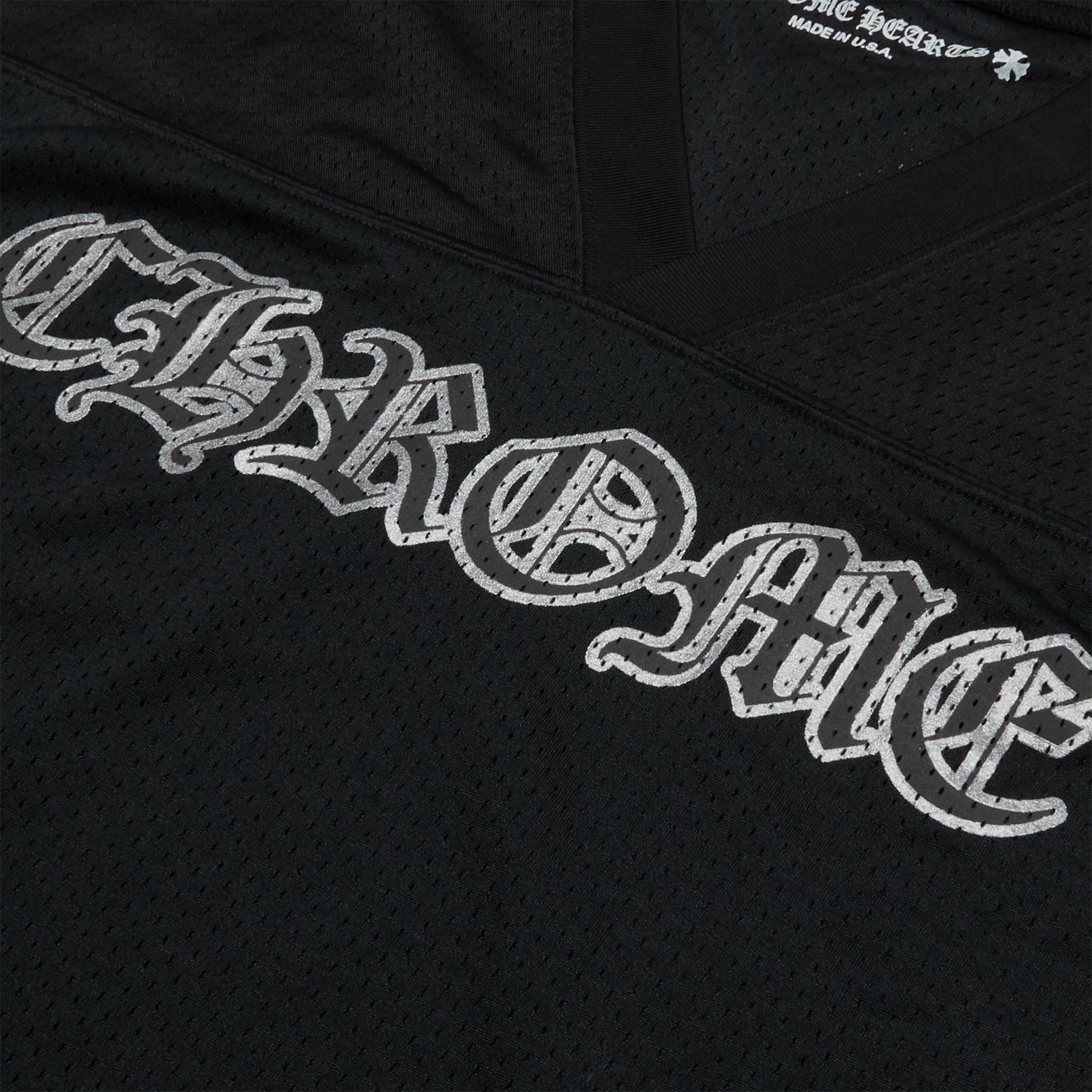 Chrome Hearts Stadium Mesh Long Sleeve Black Jersey for Men - Trendy Streetwear & Casual Outfits - Perfect for Concerts, Parties, and Everyday Wear