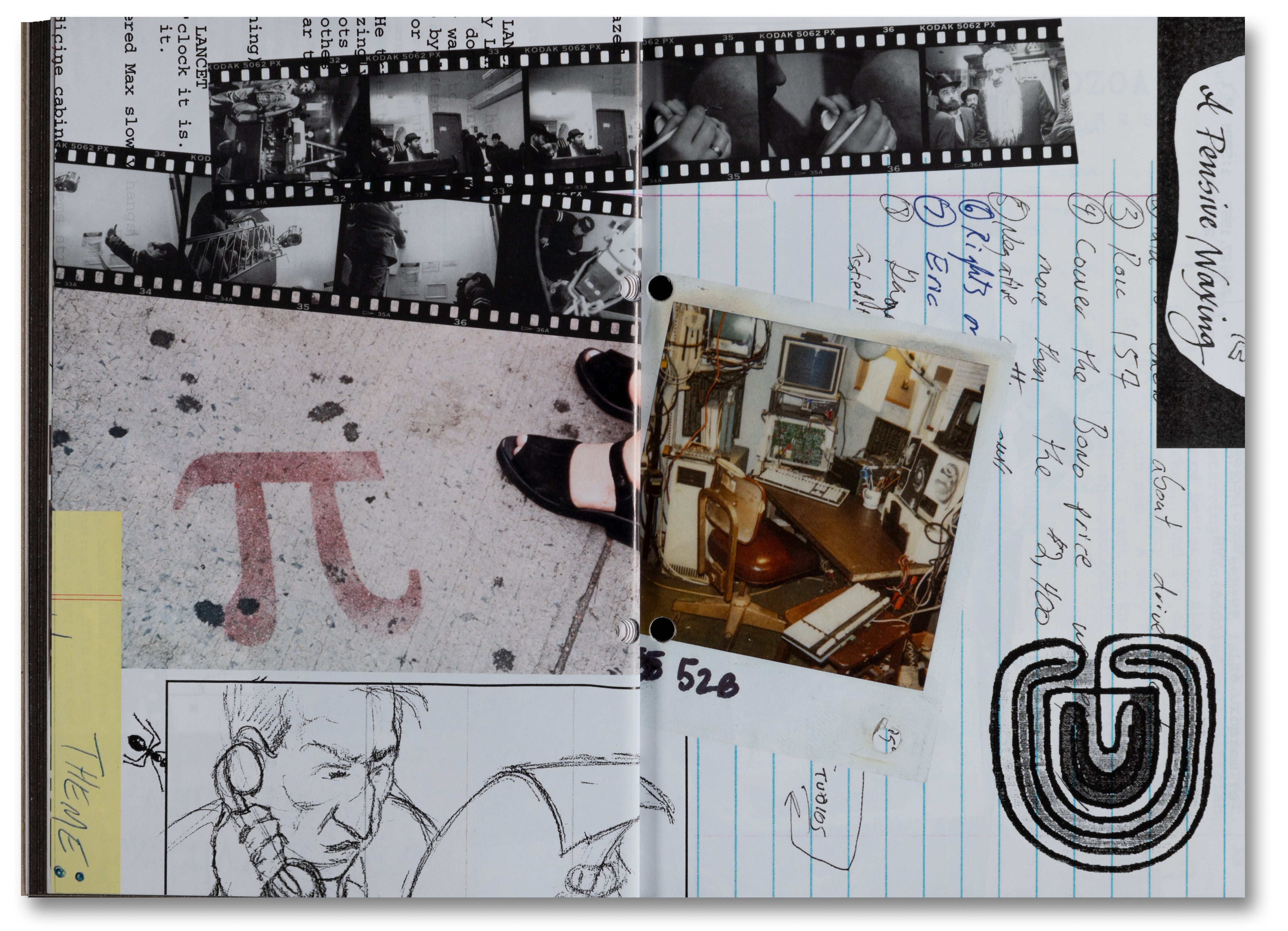 A24: Pi: The Guerilla Diaries Softcover Book - Behind-the-Scenes Film Stories for Movie Buffs & Indie Cinema Lovers