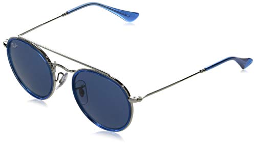 Blue on Silver/Dark Blue