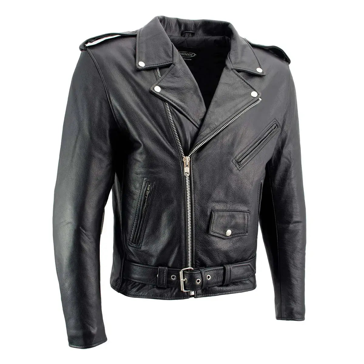X Element Men's Genuine Leather Motorcycle Jacket - Biker Jacket for Men, Heavy Duty Riding Gear for Harley Davidson & Cruiser Motorcycles - Perfect for Road Trips & Motorcycle Rallies