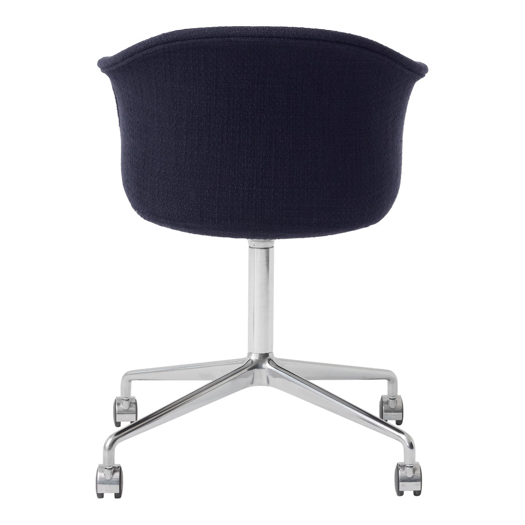 Elefy JH37 Ergonomic Conference Chair with Swivel Base & Smooth-Rolling Casters - Upholstered Office Chair for Meetings, Home Office & Executive Workspaces