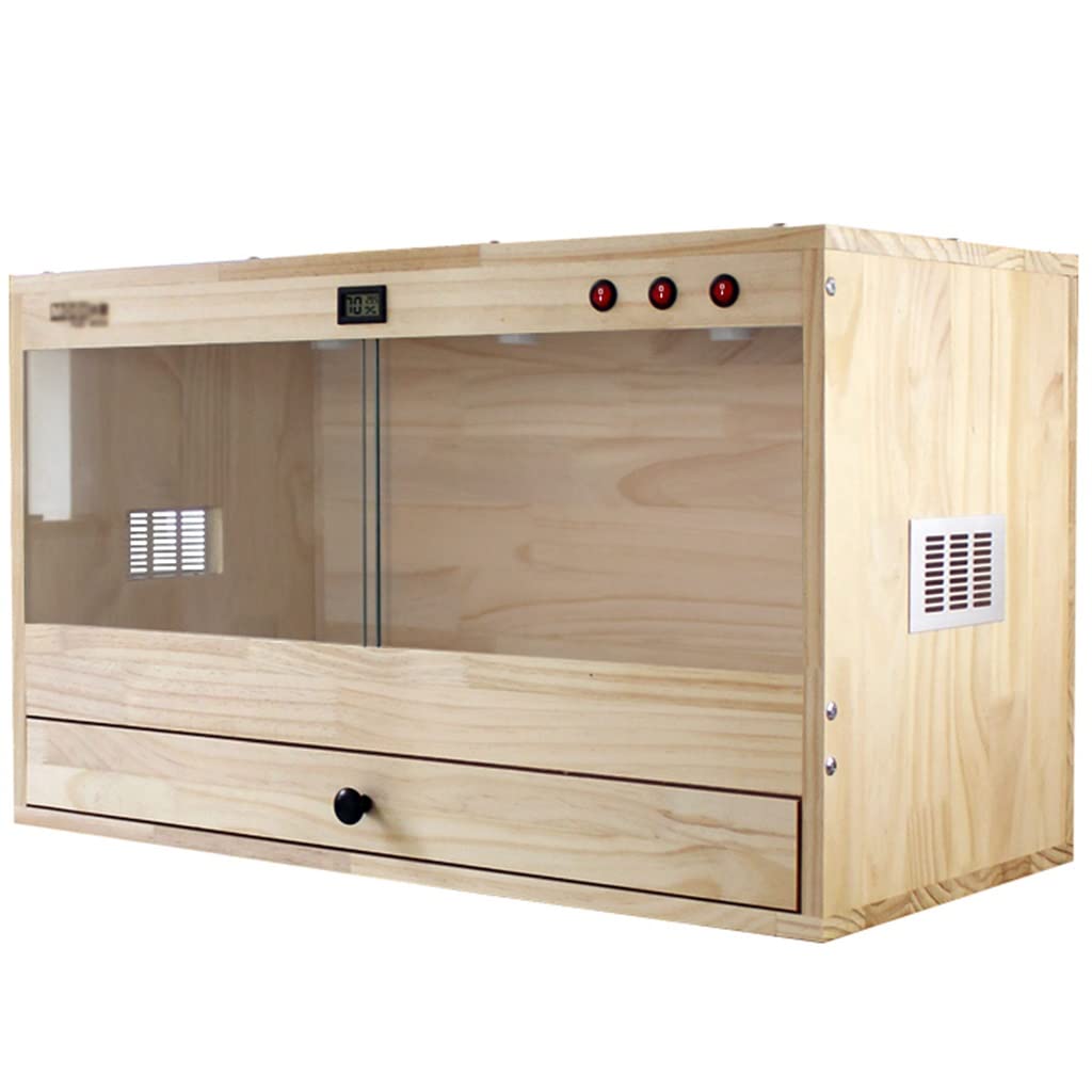 Premium Reptile Feeding Box & Terrarium Tank - Breeding Enclosure for Lizards, Turtles, Snakes & Amphibians | Ideal for Pet Habitats, Breeding, and Safe Feeding Environments