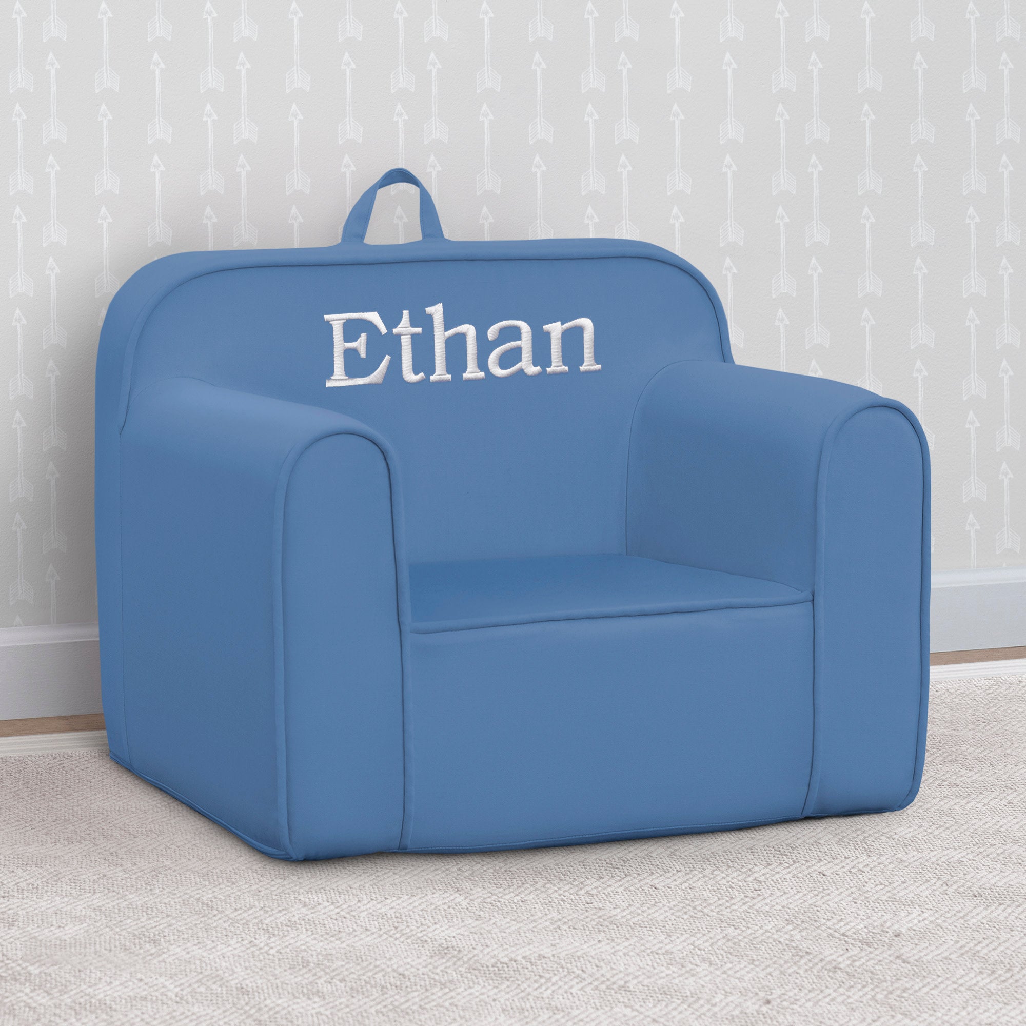 Personalized Cozee Chair for Kids - Custom Name & Design, Soft & Comfortable Toddler Chair - Perfect for Reading, Playroom, and Nursery Decor