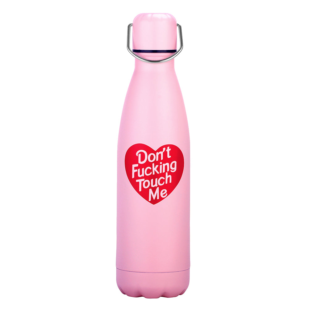Don't Touch Me Water Bottle - Insulated Stainless Steel Tumbler with Lid for Hot & Cold Drinks - Perfect for Office, Gym, Travel, and Outdoor Activities