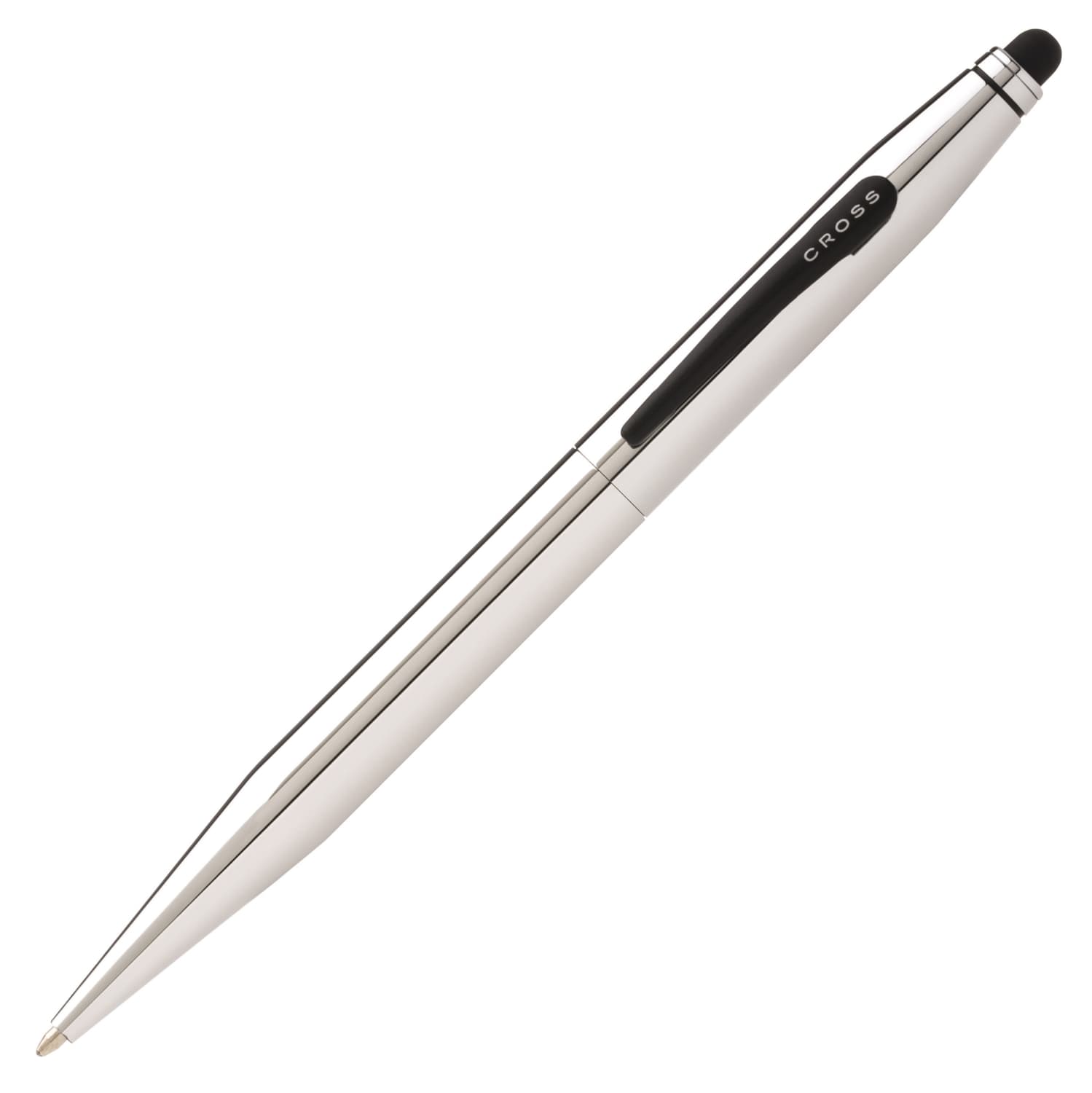 Cross Tech 2 Ballpoint Pen with Touch Screen Stylus - Chrome Finish for Smooth Writing & Digital Navigation - Perfect for Office, Note-Taking & Tablet Use