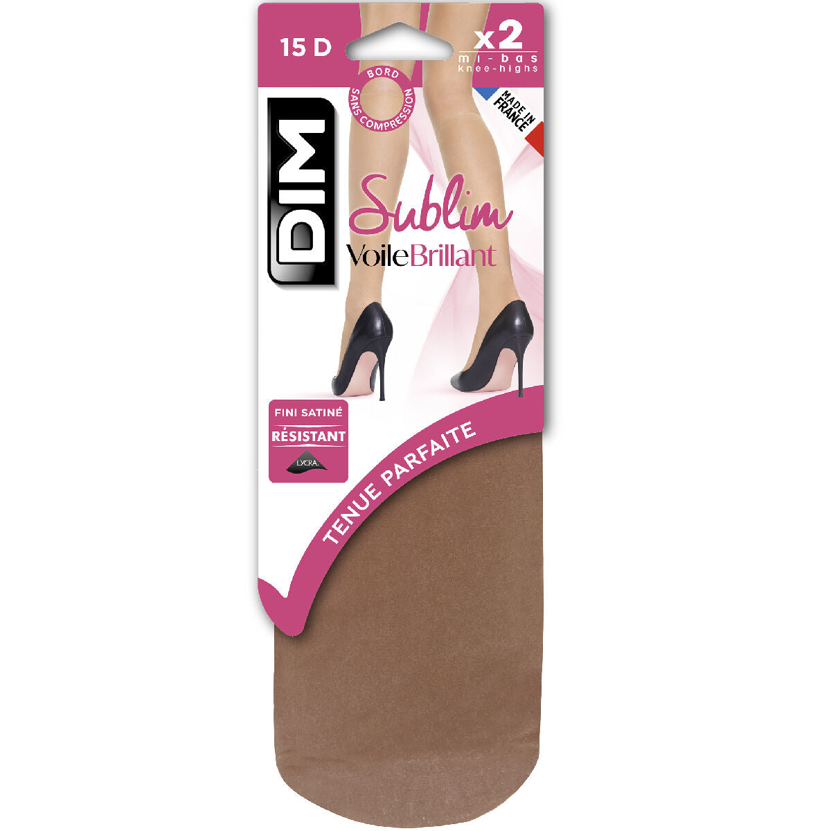 2 Pairs of 15D Sheer Shiny Tights - Ultra Soft & Breathable Nylon Stockings for Women, Perfect for Daily Wear, Office, Parties & Special Occasions