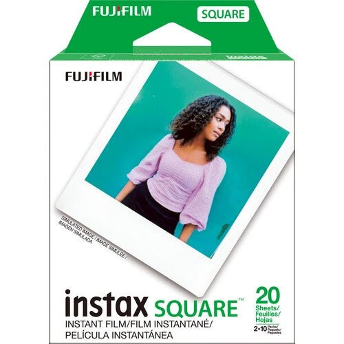 FUJIFILM INSTAX SQUARE Instant Film Pack - 20 Exposures for INSTAX SQUARE Cameras | Perfect for Parties, Travel & Memory Keeping