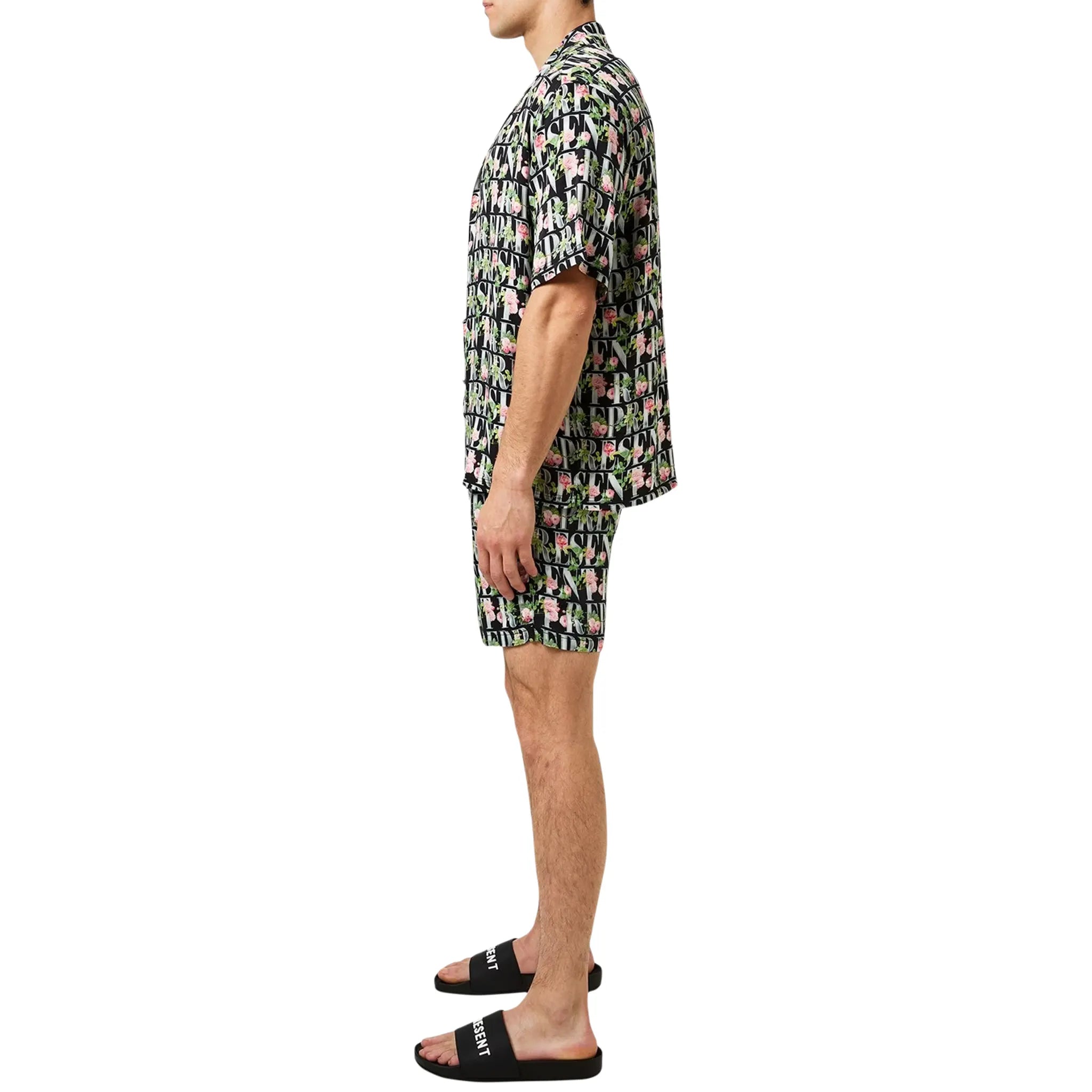 Represent Owners Club Black Pool Slides - Comfortable Summer Sandals for Men & Women - Perfect for Beach, Pool, and Casual Wear