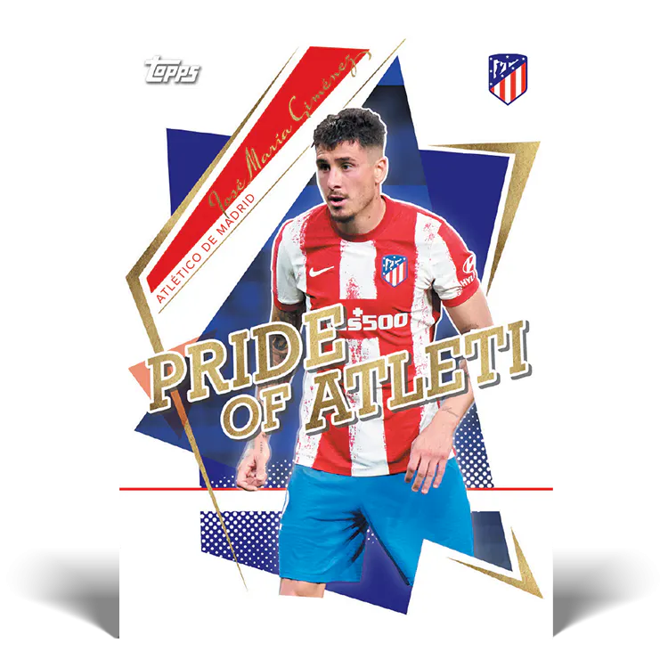 Official Topps Atlético de Madrid 2021-22 Team Set Soccer Trading Cards - Perfect for Collectors, Fans & Fantasy Sports Enthusiasts