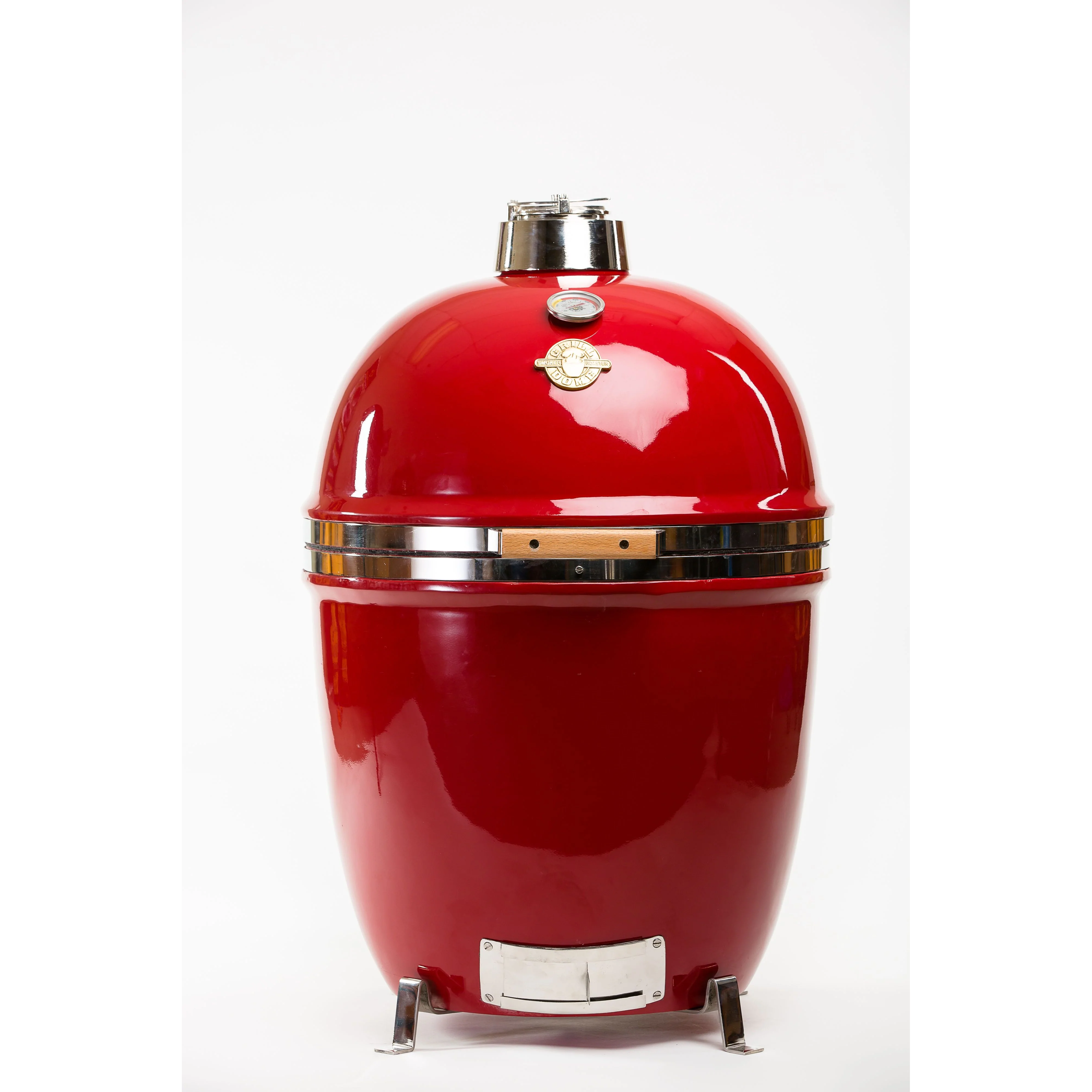 Grill Dome Infinity Large Red GDL RD 18 Infinity Series Outdoor Charcoal Grill - Perfect for Backyard BBQs, Camping & Patio Cooking