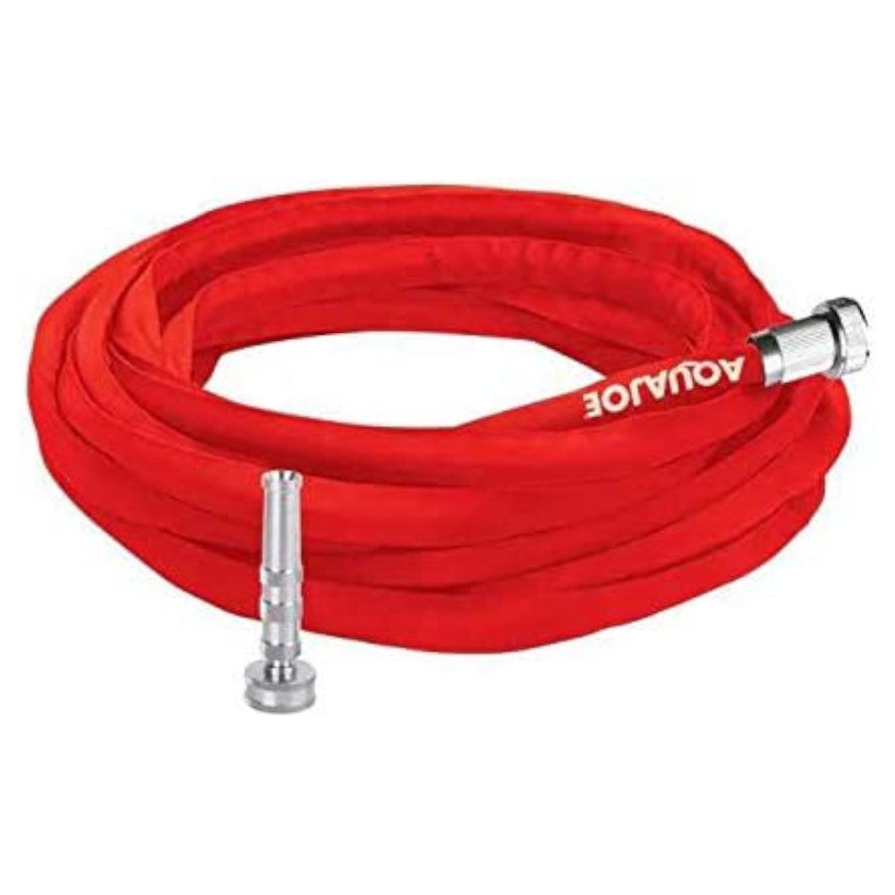 AQUAJOE 50Ft Expandable Garden Hose - Lightweight, Durable, No-Kink Flexible Water Hose for Lawn, Yard, Car Washing & Outdoor Watering | Perfect for Gardening, Cleaning & Home Use