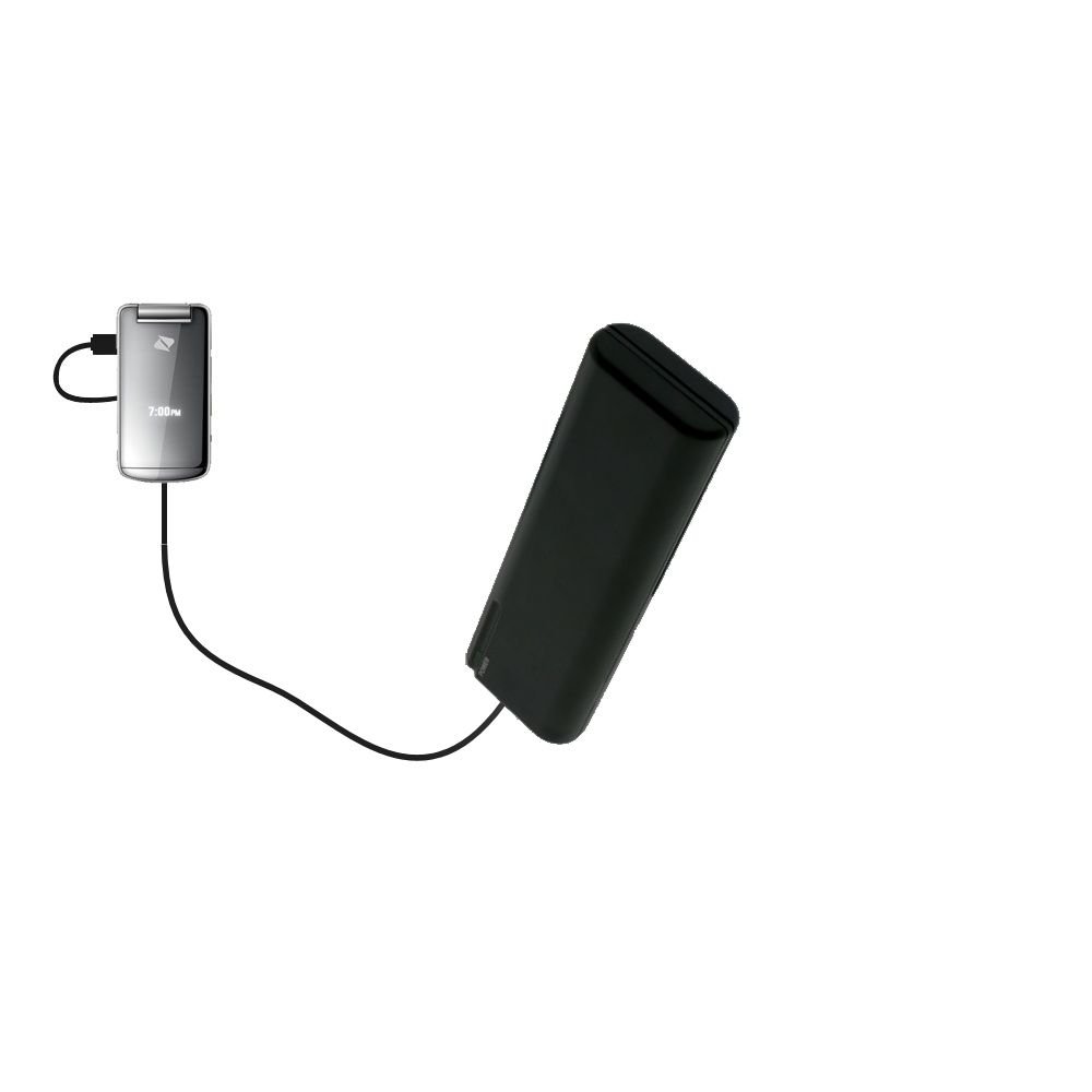 Portable AA Battery Charger Extender - Compatible with Sanyo SCP-3810 Phone | Emergency Power Backup for Camping, Travel & Outdoor Activities